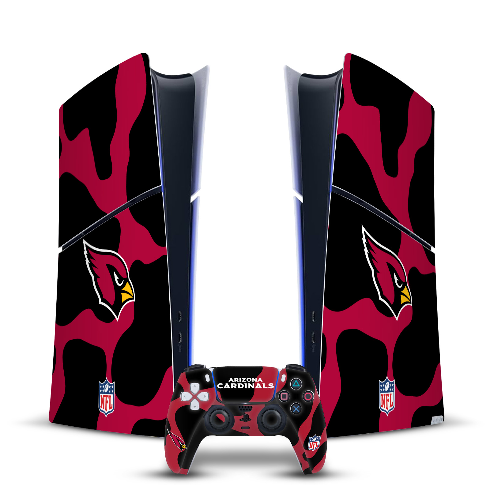 NFL ARIZONA CARDINALS VINYL SKIN DECAL FOR PS5 SLIM DIGITAL CONSOLE & CONTROLLER