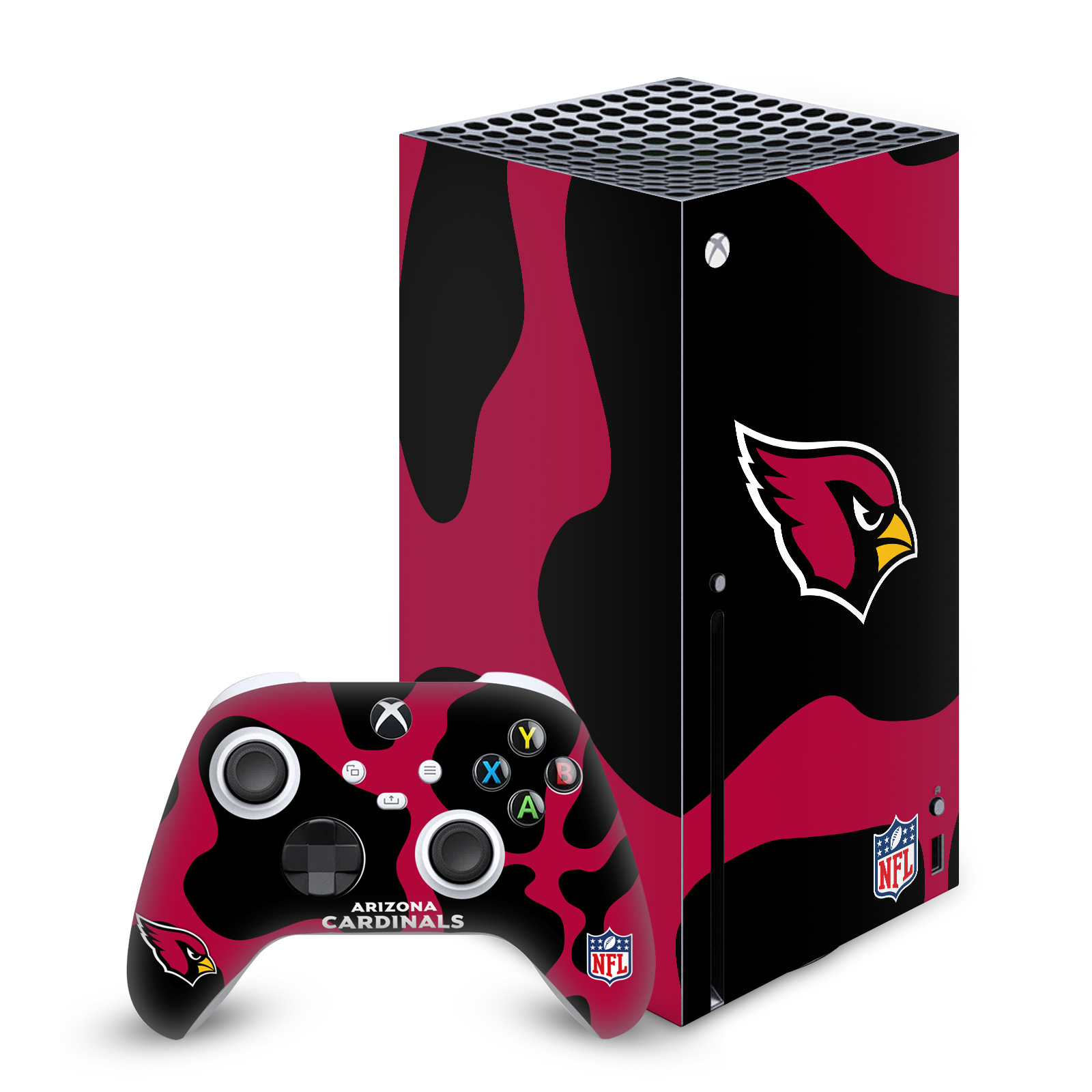 OFFICIAL NFL ARIZONA CARDINALS VINYL SKIN FOR SERIES X CONSOLE & CONTROLLER