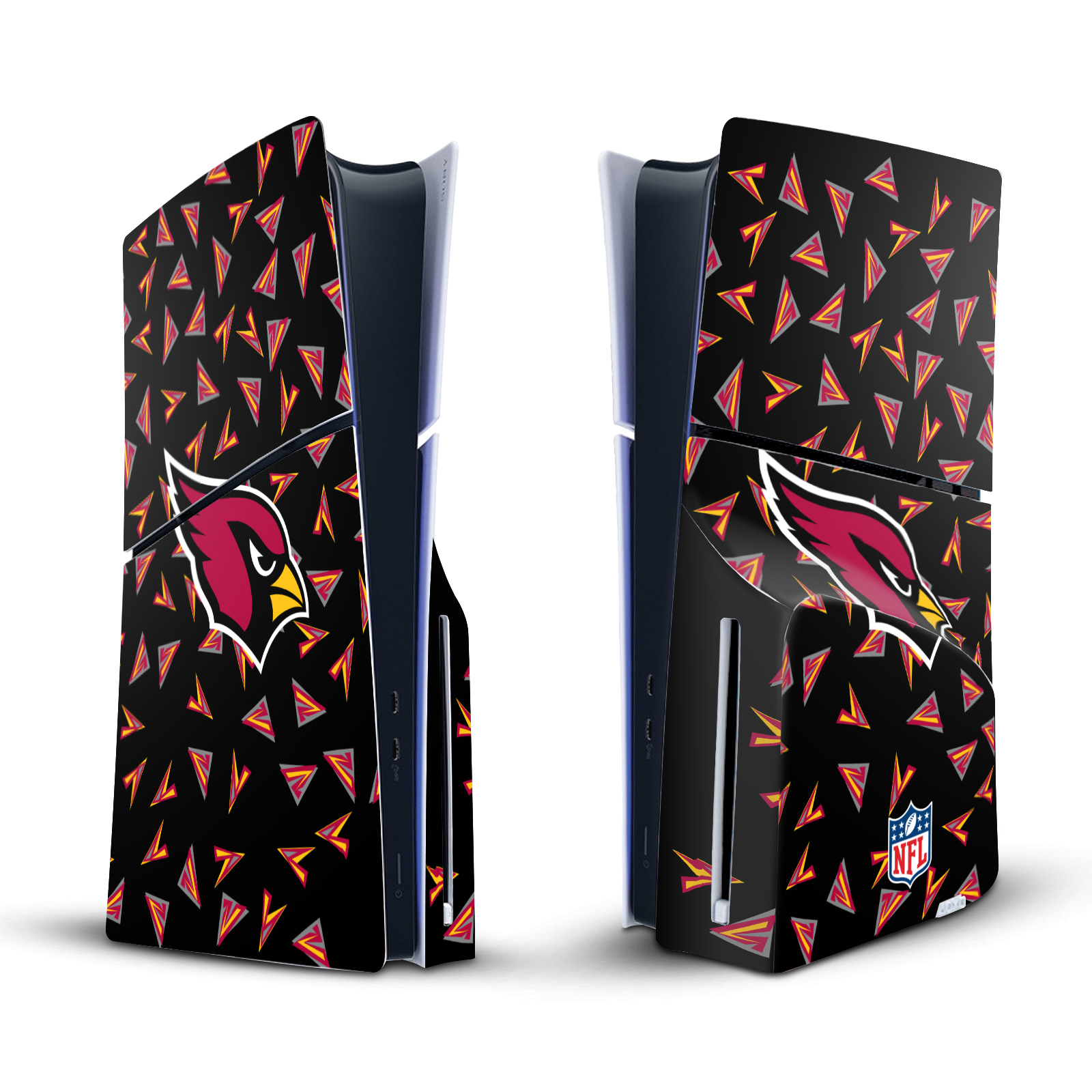 NFL ARIZONA CARDINALS VINYL SKIN DECAL FOR SONY PS5 SLIM DISC EDITION CONSOLE