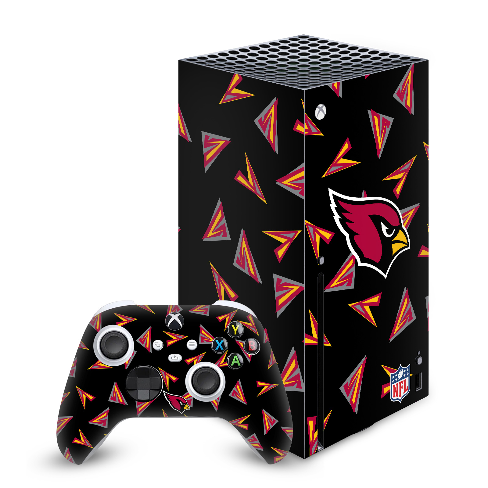 OFFICIAL NFL ARIZONA CARDINALS VINYL SKIN FOR SERIES X CONSOLE & CONTROLLER