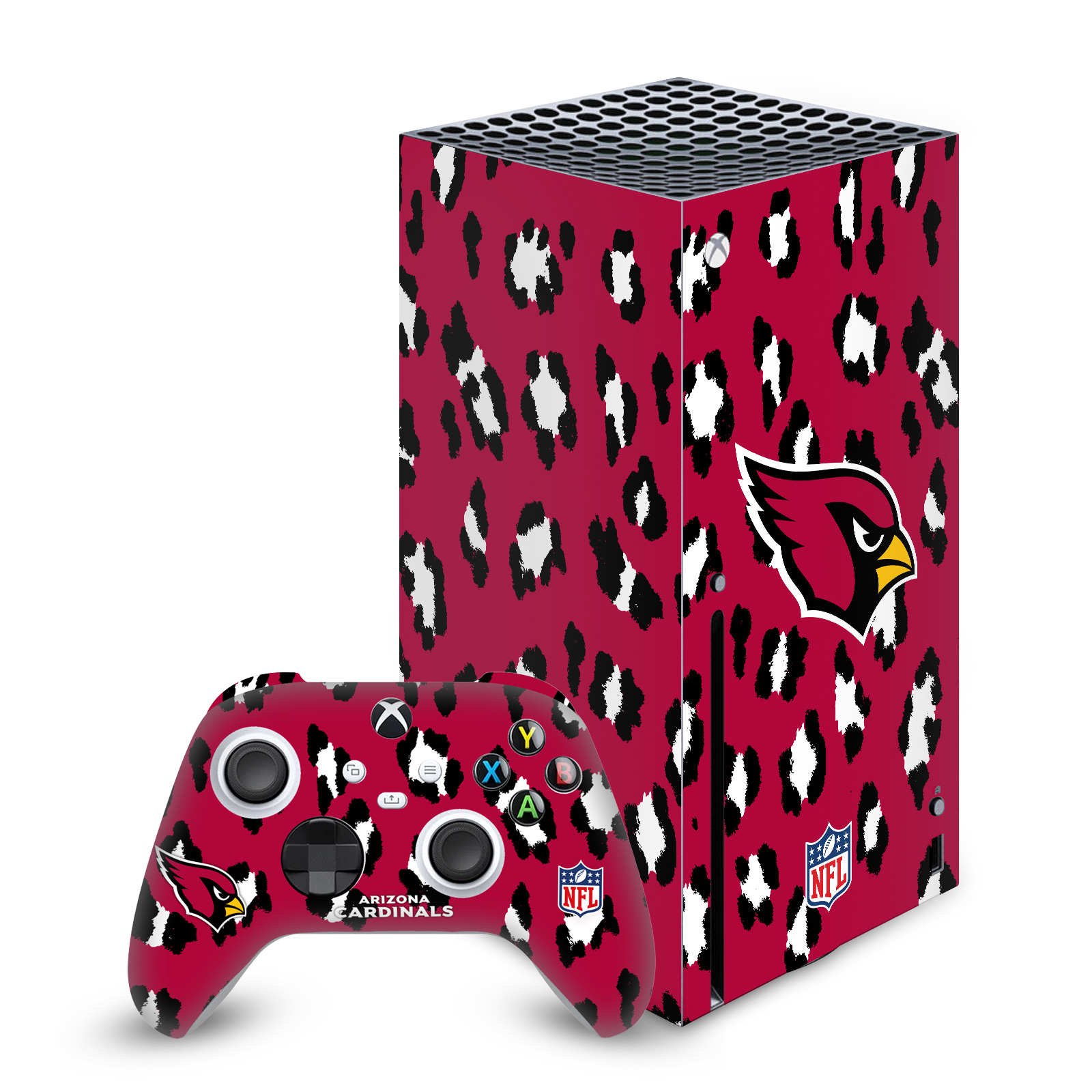 OFFICIAL NFL ARIZONA CARDINALS VINYL SKIN FOR SERIES X CONSOLE & CONTROLLER