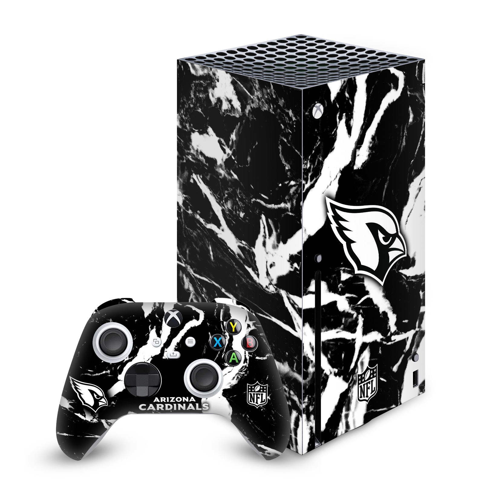 OFFICIAL NFL ARIZONA CARDINALS VINYL SKIN FOR SERIES X CONSOLE & CONTROLLER