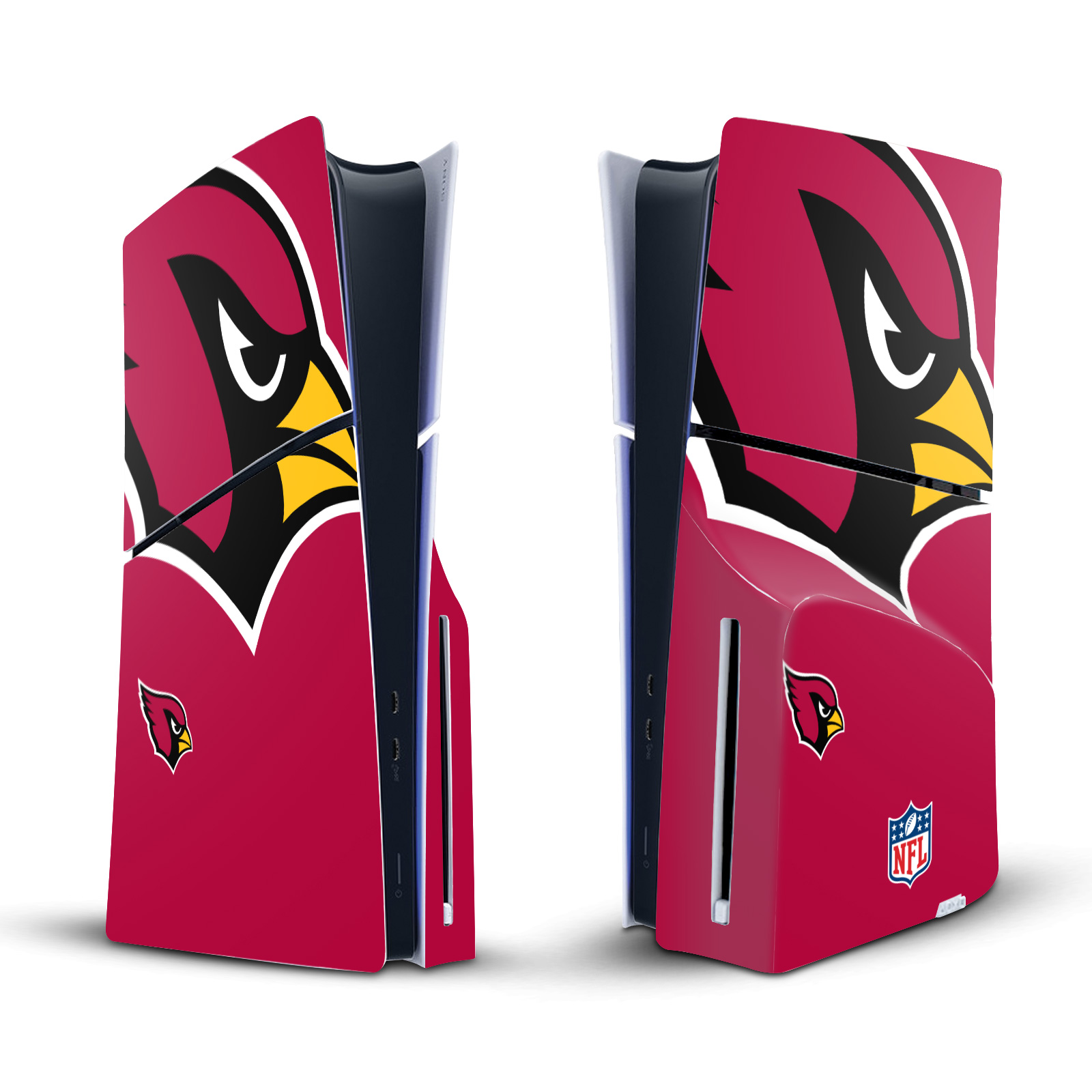 NFL ARIZONA CARDINALS VINYL SKIN DECAL FOR SONY PS5 SLIM DISC EDITION CONSOLE