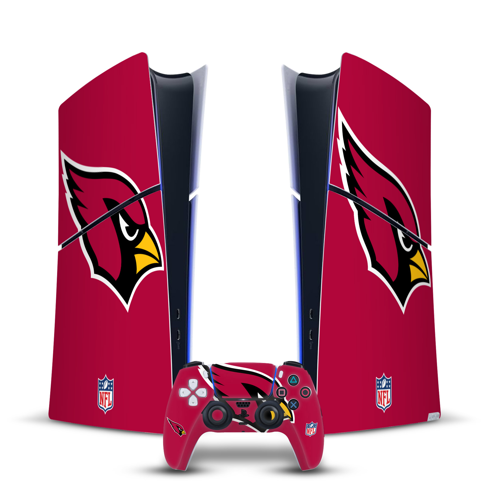 NFL ARIZONA CARDINALS VINYL SKIN DECAL FOR PS5 SLIM DIGITAL CONSOLE & CONTROLLER