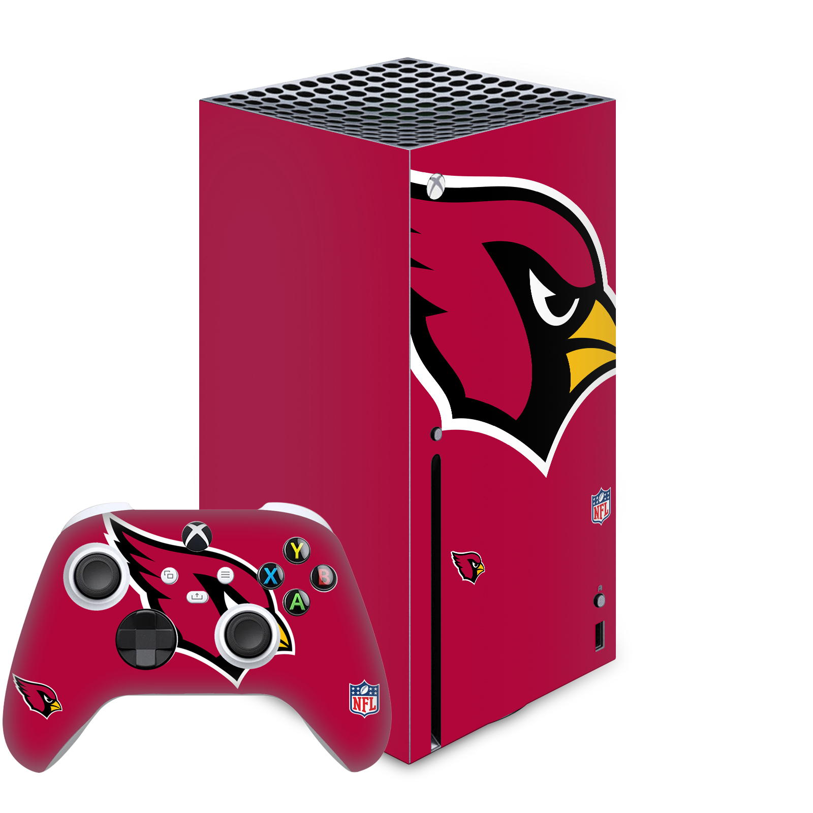 OFFICIAL NFL ARIZONA CARDINALS VINYL SKIN FOR SERIES X CONSOLE & CONTROLLER