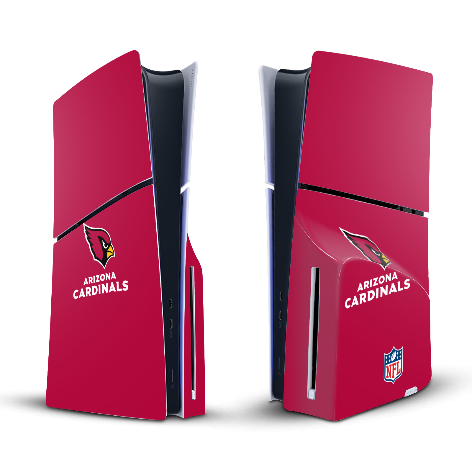 NFL ARIZONA CARDINALS VINYL SKIN DECAL FOR SONY PS5 SLIM DISC EDITION CONSOLE