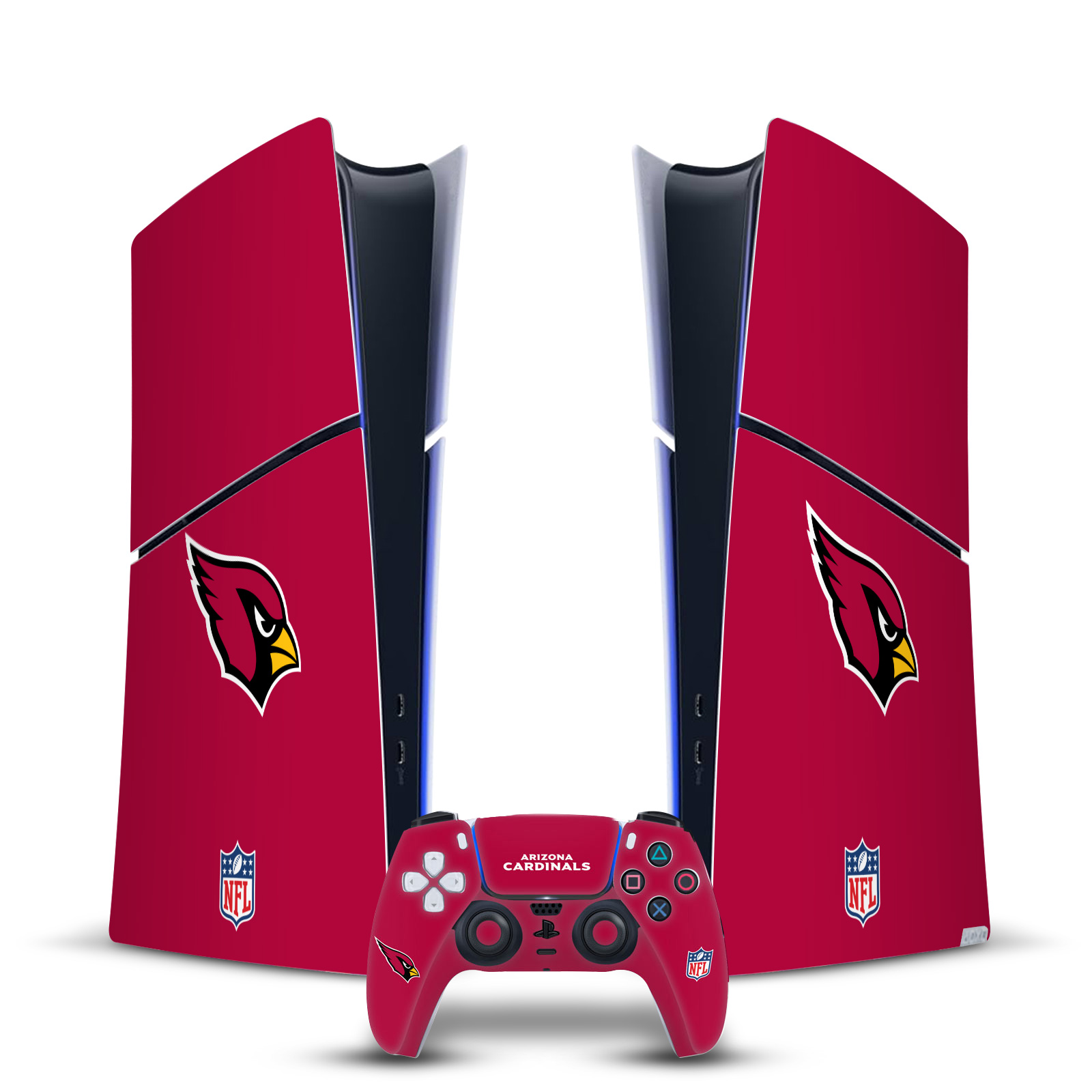 NFL ARIZONA CARDINALS VINYL SKIN DECAL FOR PS5 SLIM DIGITAL CONSOLE & CONTROLLER