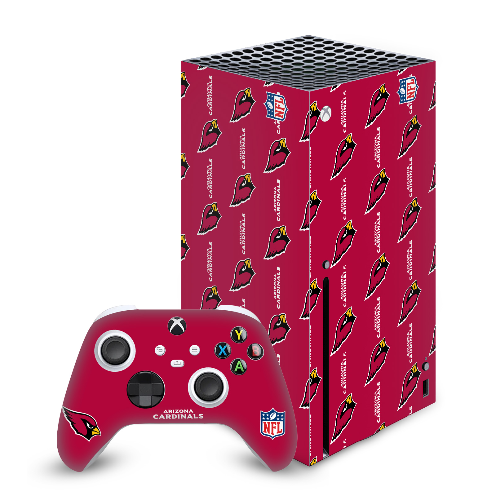 OFFICIAL NFL ARIZONA CARDINALS VINYL SKIN FOR SERIES X CONSOLE & CONTROLLER