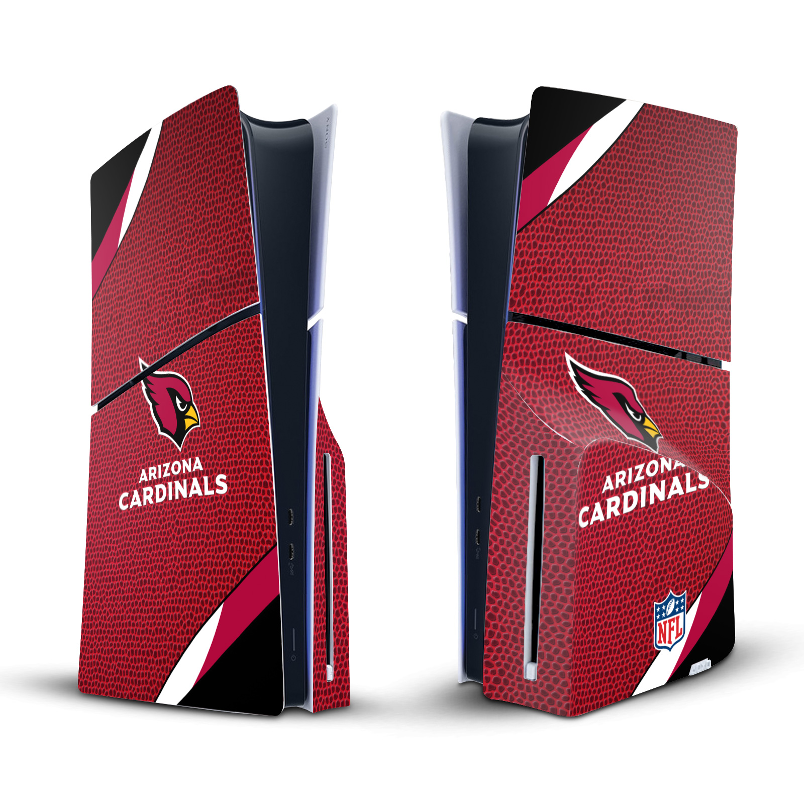 NFL ARIZONA CARDINALS VINYL SKIN DECAL FOR SONY PS5 SLIM DISC EDITION CONSOLE