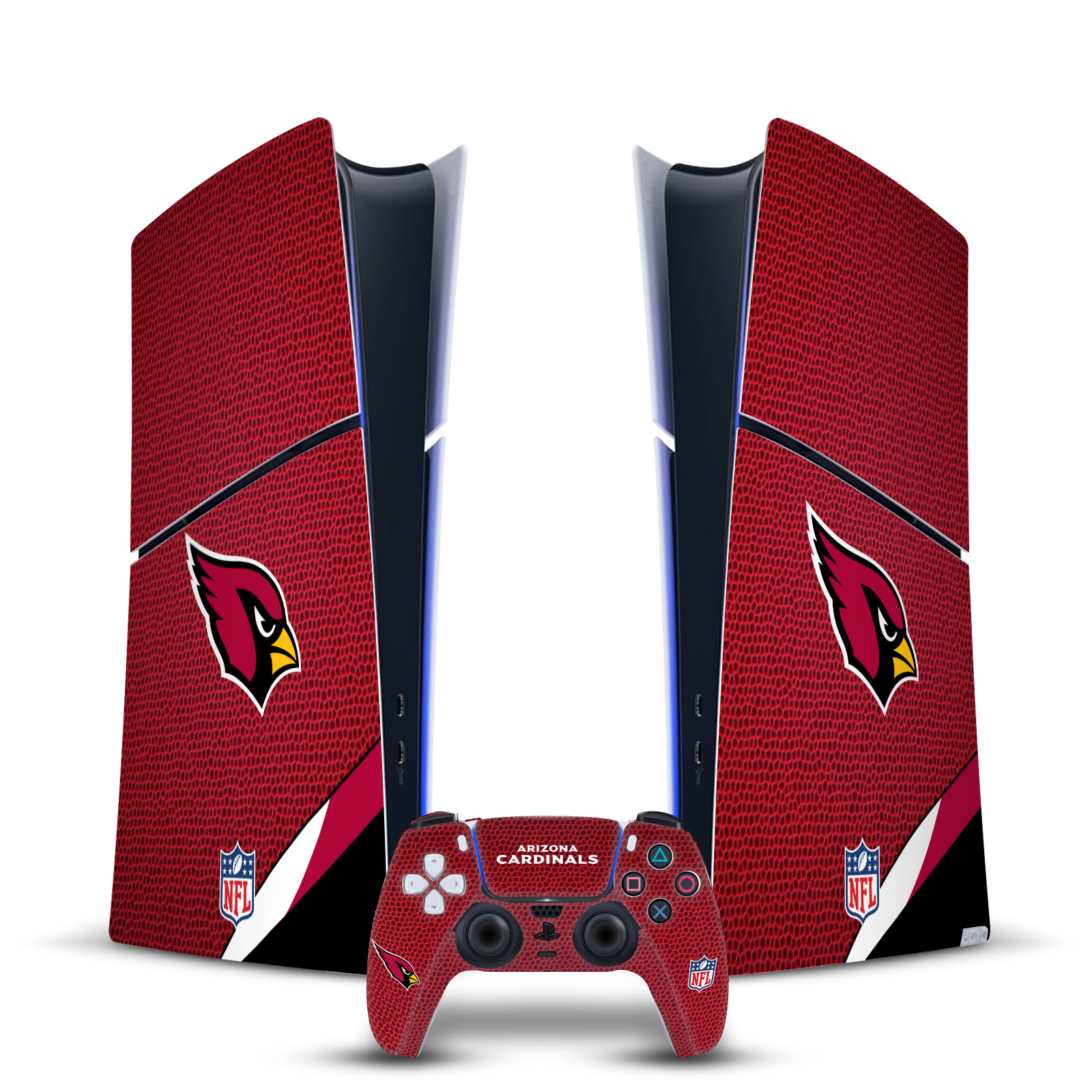 NFL ARIZONA CARDINALS VINYL SKIN DECAL FOR PS5 SLIM DIGITAL CONSOLE & CONTROLLER