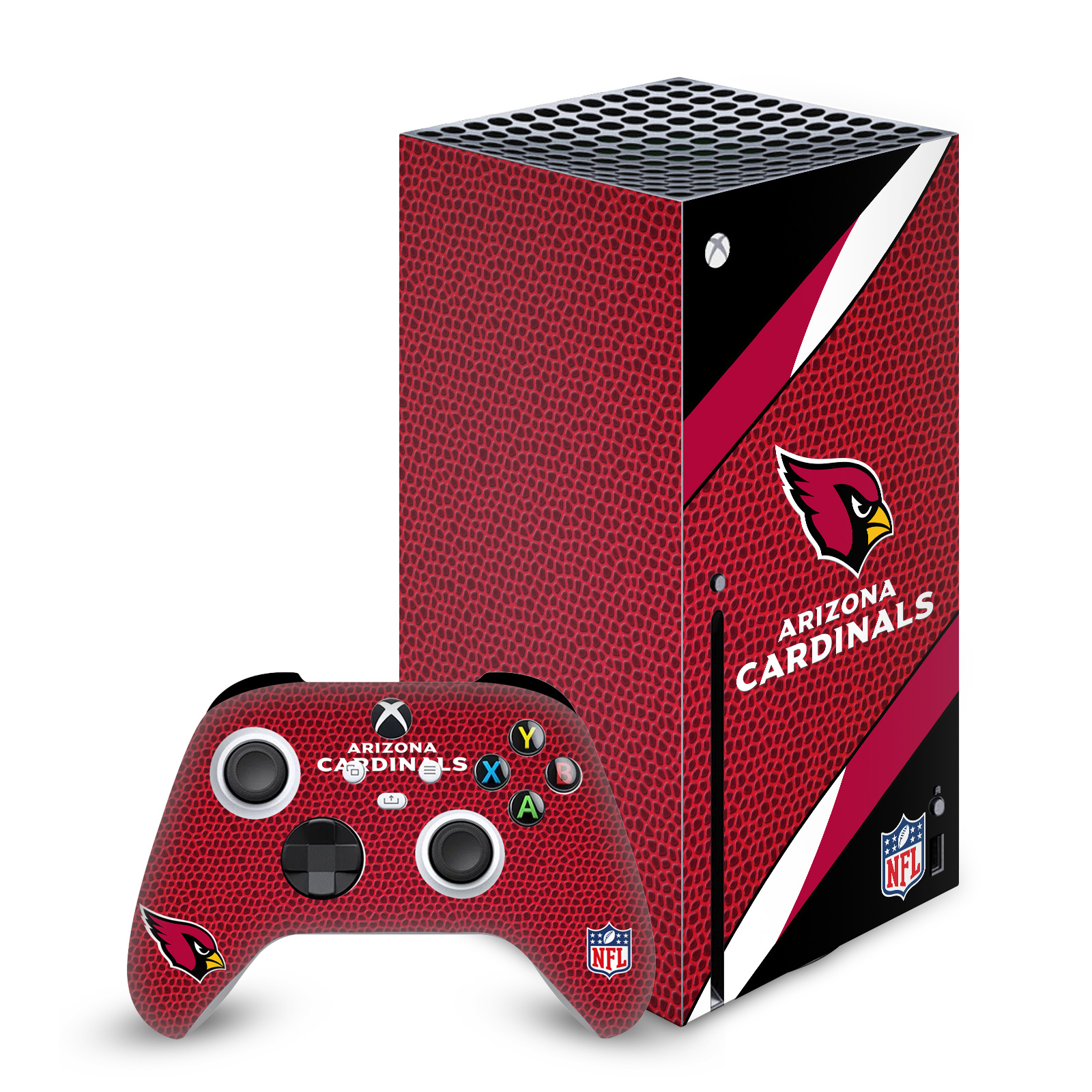 OFFICIAL NFL ARIZONA CARDINALS VINYL SKIN FOR SERIES X CONSOLE & CONTROLLER