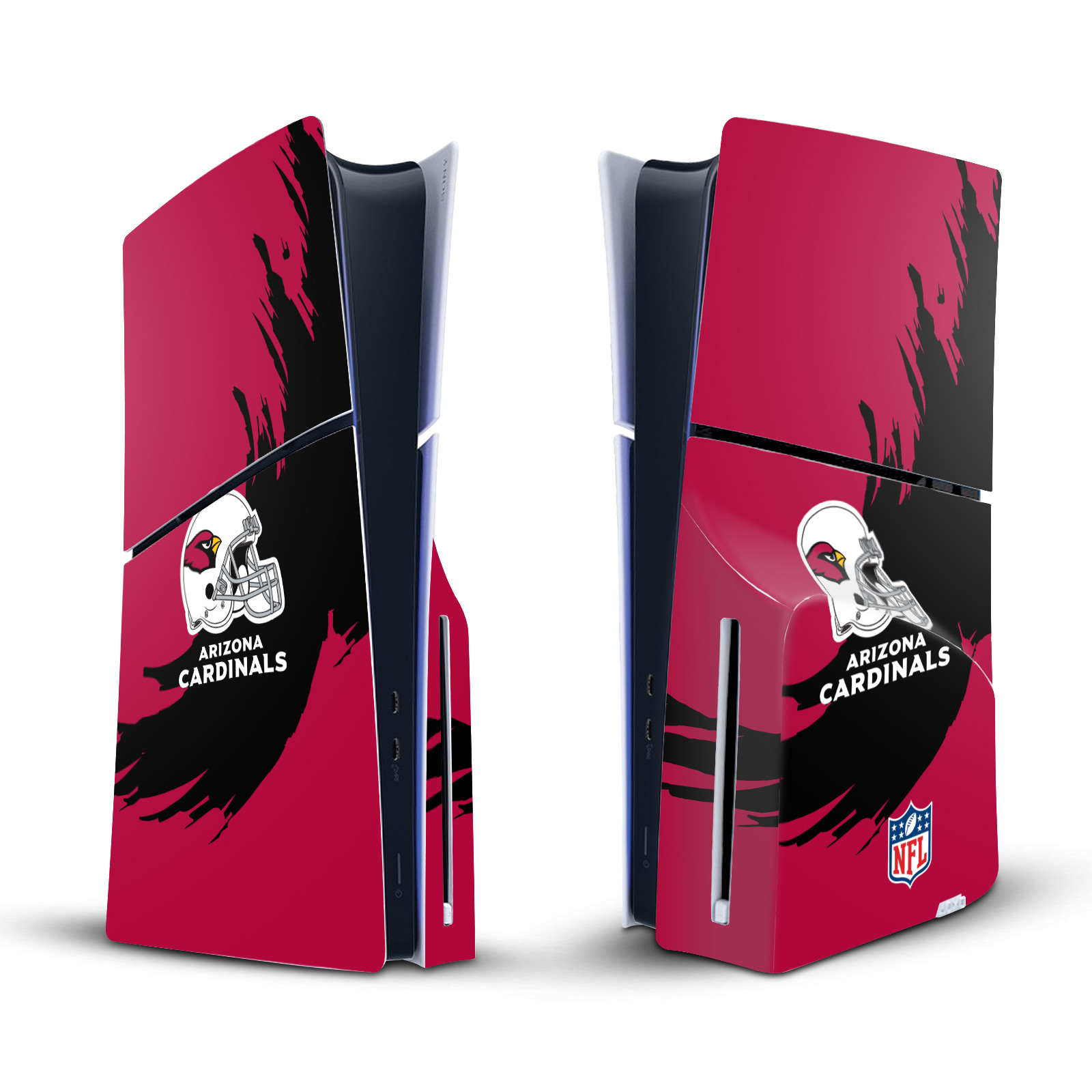 NFL ARIZONA CARDINALS VINYL SKIN DECAL FOR SONY PS5 SLIM DISC EDITION CONSOLE