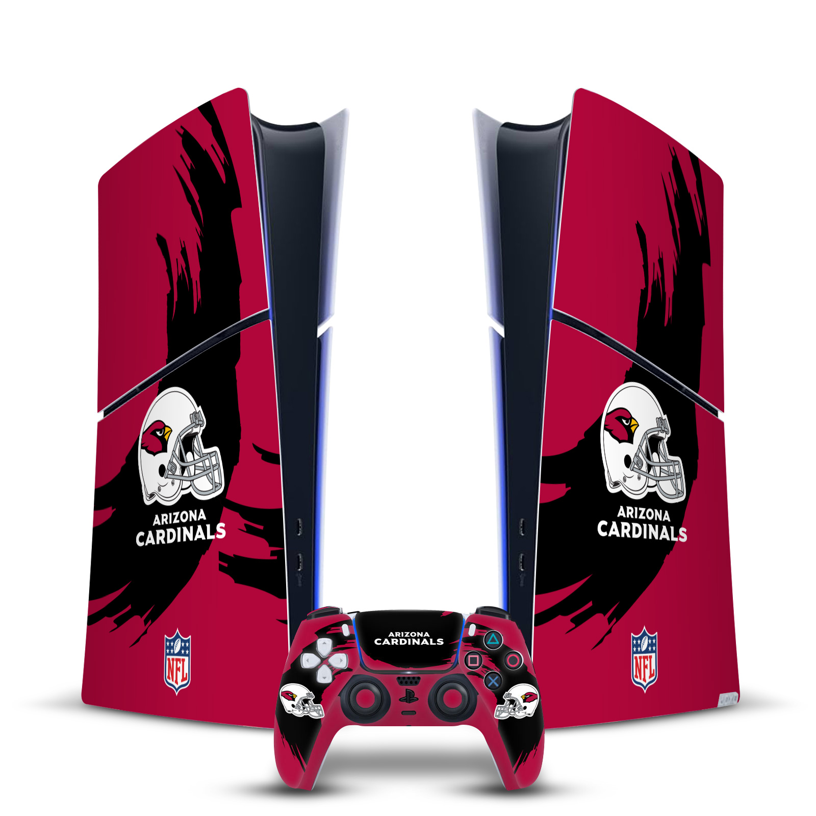 NFL ARIZONA CARDINALS VINYL SKIN DECAL FOR PS5 SLIM DIGITAL CONSOLE & CONTROLLER