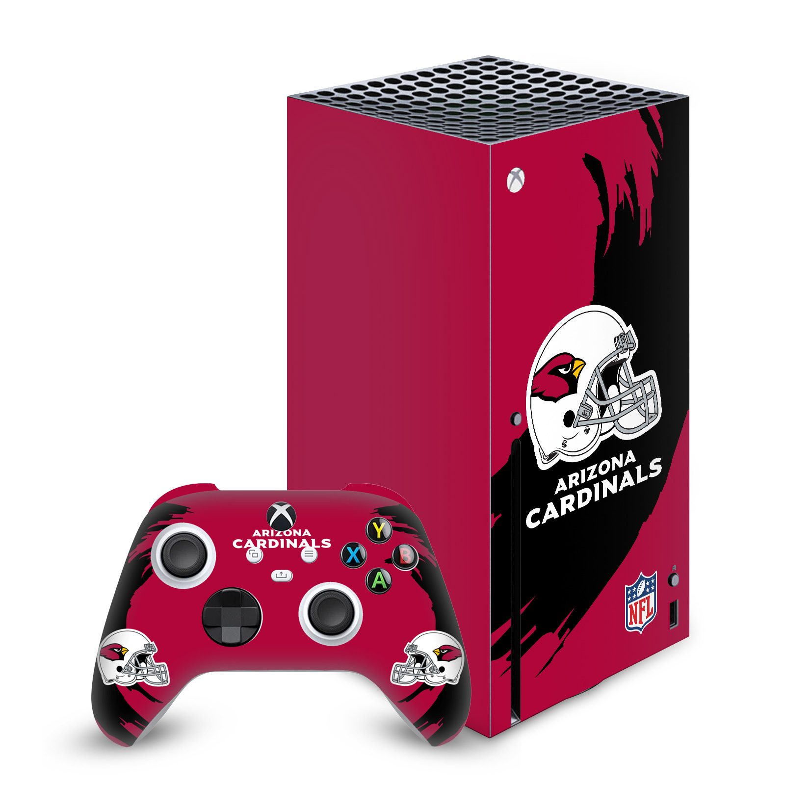 OFFICIAL NFL ARIZONA CARDINALS VINYL SKIN FOR SERIES X CONSOLE & CONTROLLER