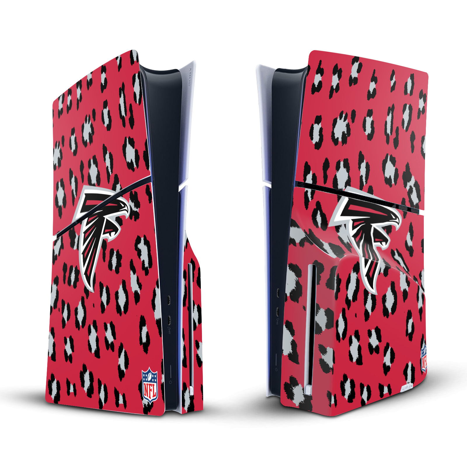 NFL ATLANTA FALCONS VINYL SKIN DECAL FOR SONY PS5 SLIM DISC EDITION CONSOLE