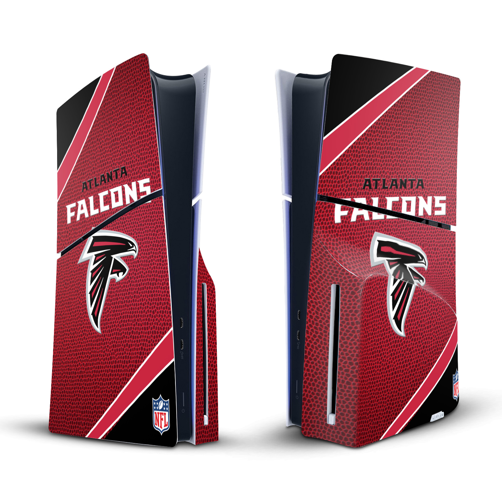 NFL ATLANTA FALCONS VINYL SKIN DECAL FOR SONY PS5 SLIM DISC EDITION CONSOLE