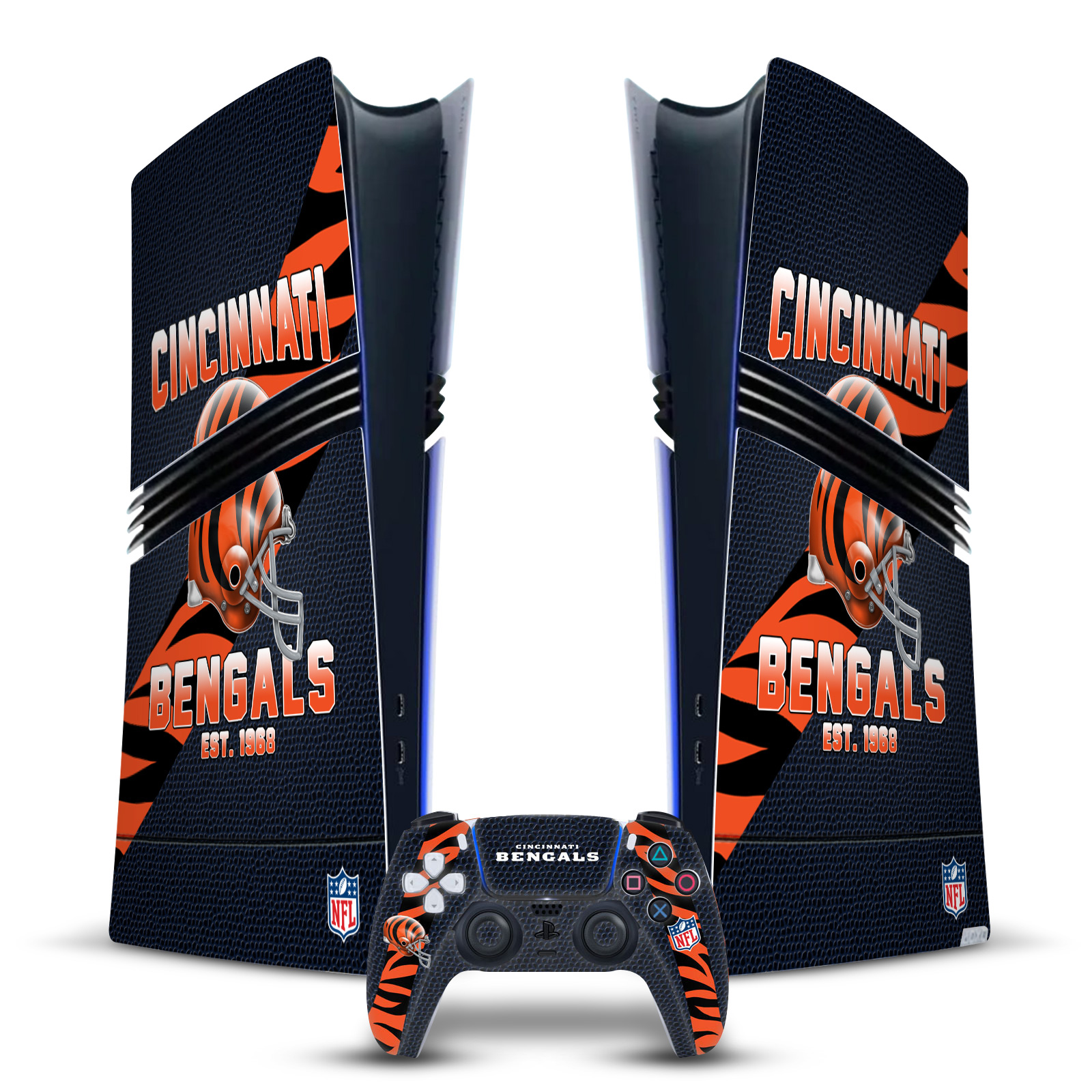 OFFICIAL NFL TEAM 1 VINYL SKIN FOR SONY PS5 PRO DIGITAL EDITION BUNDLE