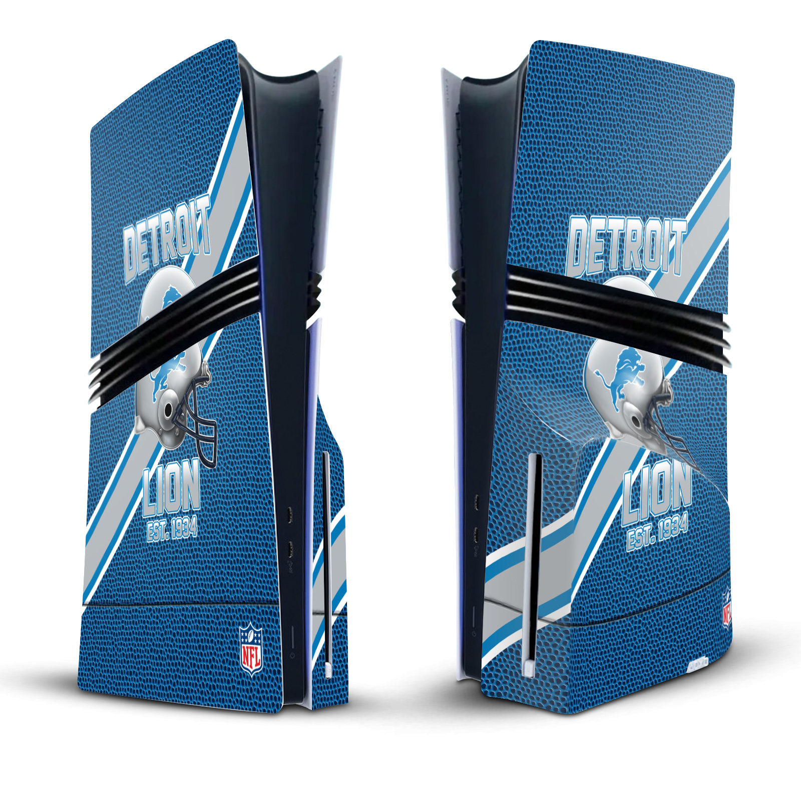 OFFICIAL NFL TEAM 1 VINYL SKIN FOR SONY PS5 PRO DISC EDITION BUNDLE