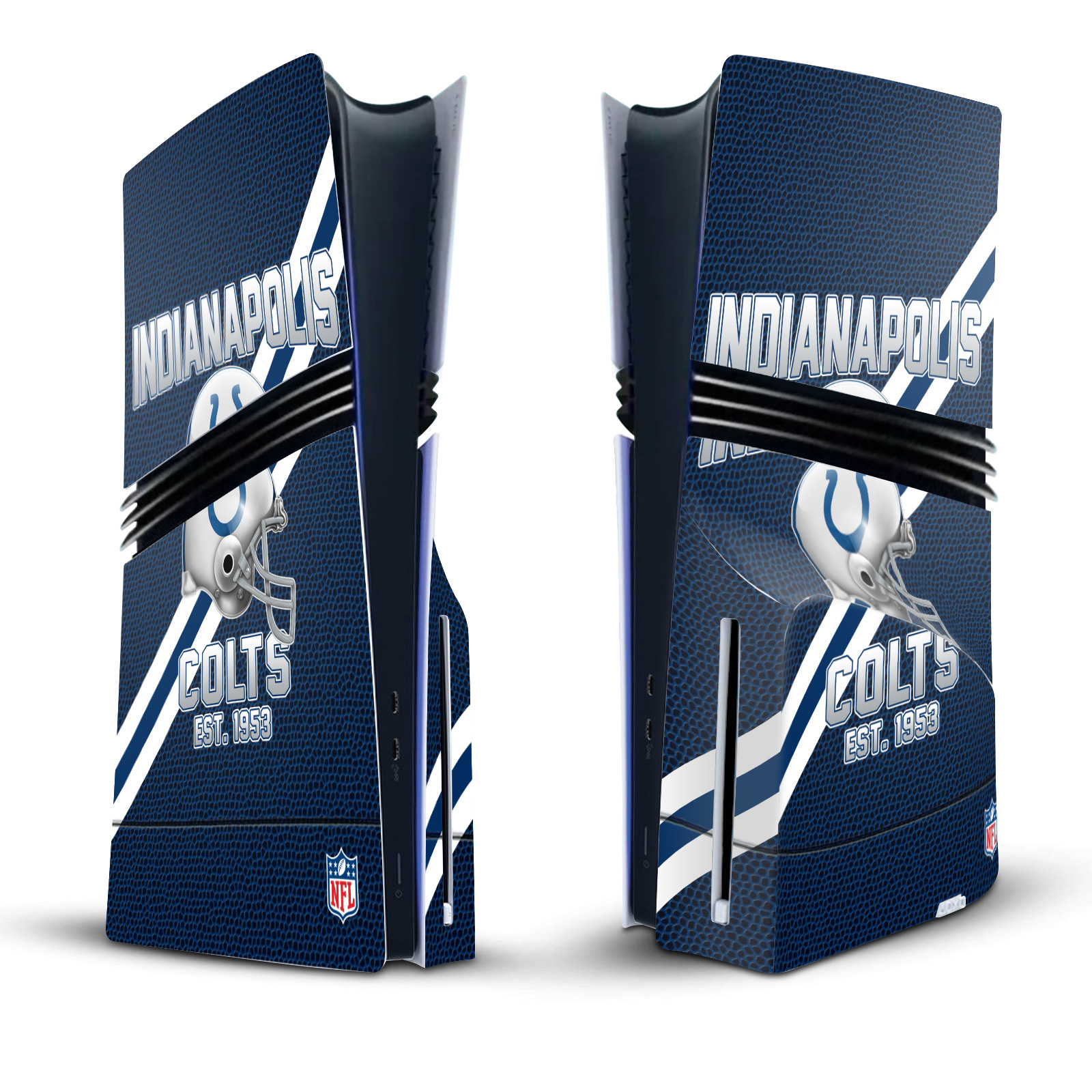 OFFICIAL NFL TEAM 1 VINYL SKIN FOR SONY PS5 PRO DISC EDITION BUNDLE