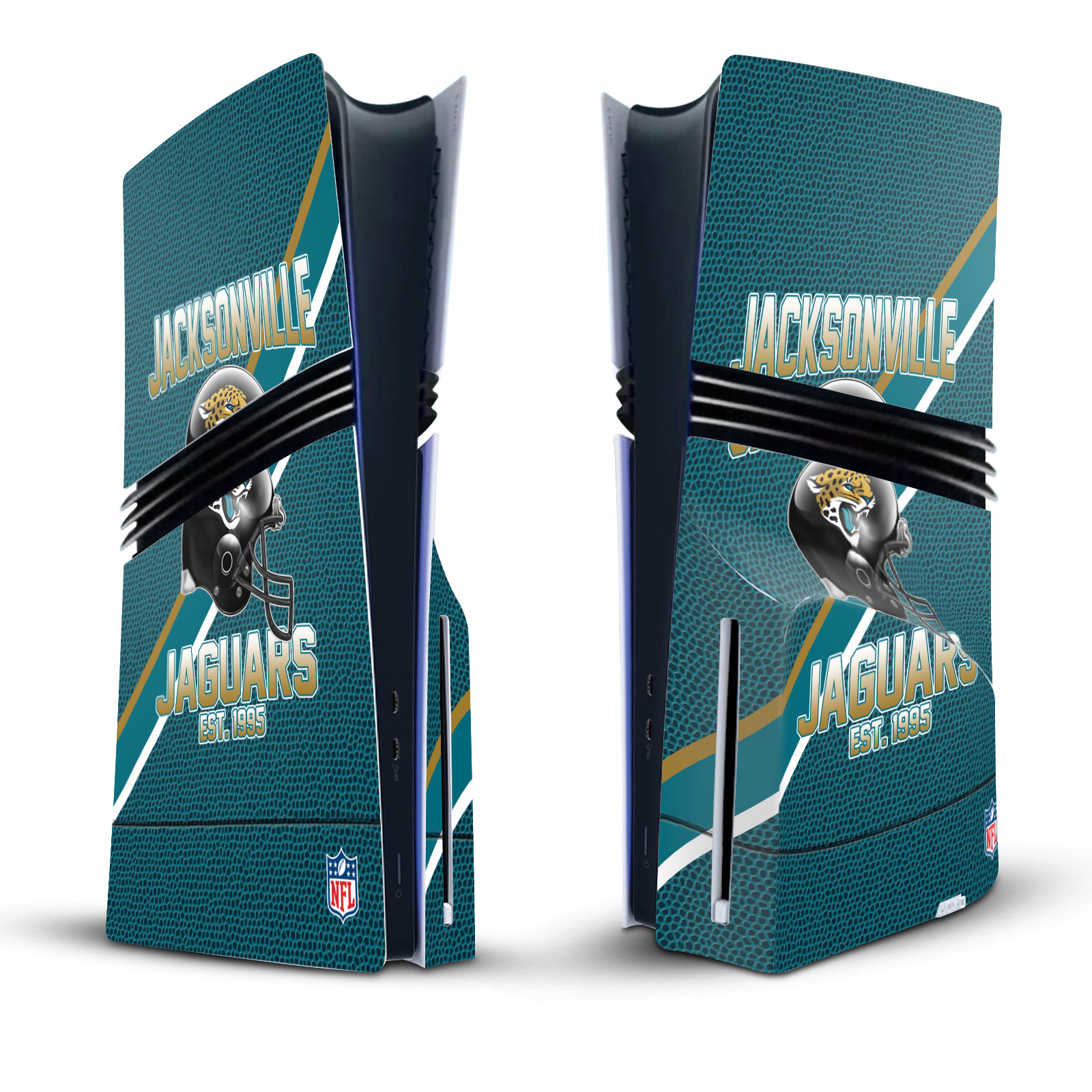 OFFICIAL NFL TEAM 1 VINYL SKIN FOR SONY PS5 PRO DISC EDITION BUNDLE