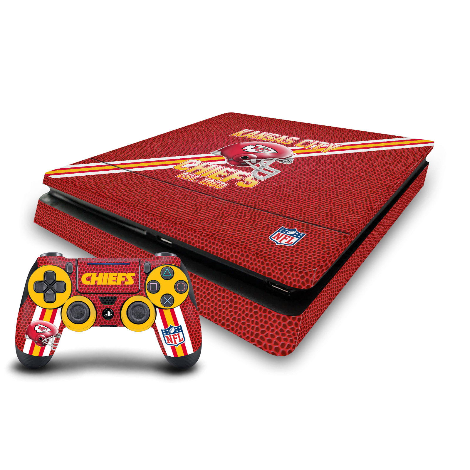 OFFIZIELLE NFL TEAM 1 VINYL HAUT ABZIEHBILD FÜR PS4 SLIM CONSOLE & CONTROLLER - Bild 20 von 20