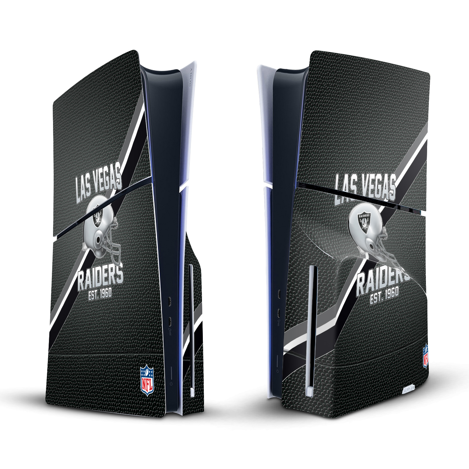 NFL TEAM 2 VINYL SKIN DECAL FOR SONY PLAYSTATION 5 PS5 SLIM DISC EDITION CONSOLE