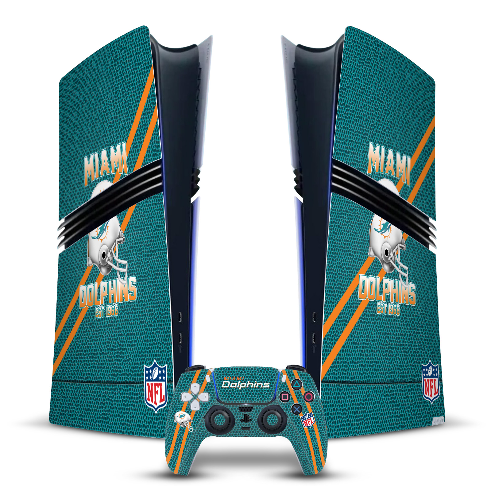 OFFICIAL NFL TEAM 2 VINYL SKIN FOR SONY PS5 PRO DIGITAL EDITION BUNDLE