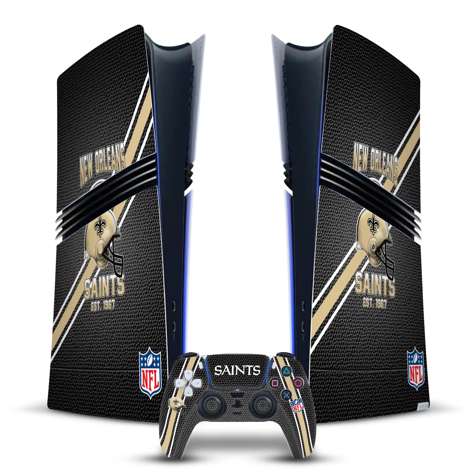 OFFICIAL NFL TEAM 2 VINYL SKIN FOR SONY PS5 PRO DIGITAL EDITION BUNDLE