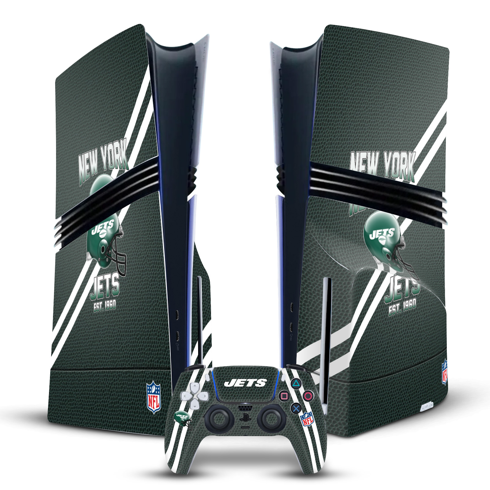 OFFICIAL NFL TEAM 2 VINYL SKIN FOR SONY PS5 PRO DISC EDITION BUNDLE