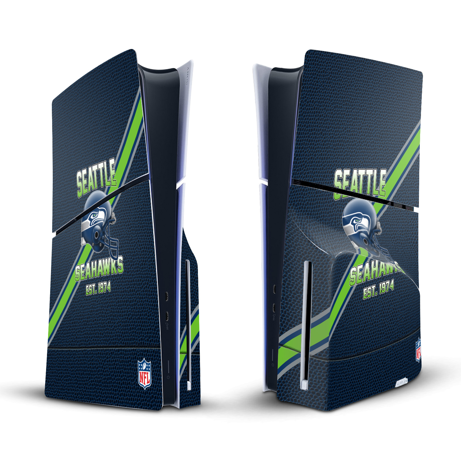 NFL TEAM 2 VINYL SKIN DECAL FOR SONY PLAYSTATION 5 PS5 SLIM DISC EDITION CONSOLE