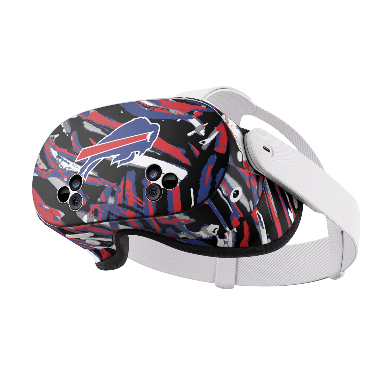 OFFICIAL NFL BUFFALO BILLS VINYL STICKER SKIN DECAL COVER FOR META QUEST 3S