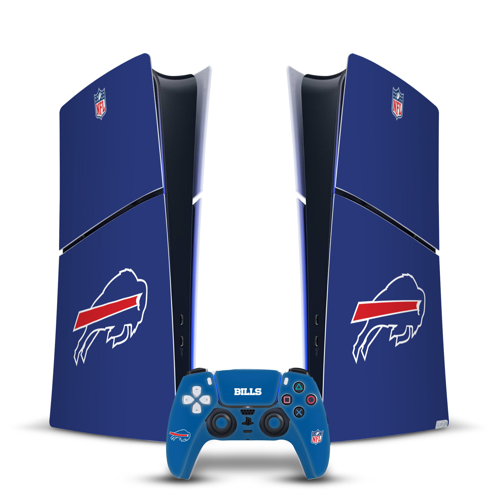 OFFICIAL NFL BUFFALO BILLS VINYL SKIN FOR PS5 SLIM DIGITAL CONSOLE & CONTROLLER