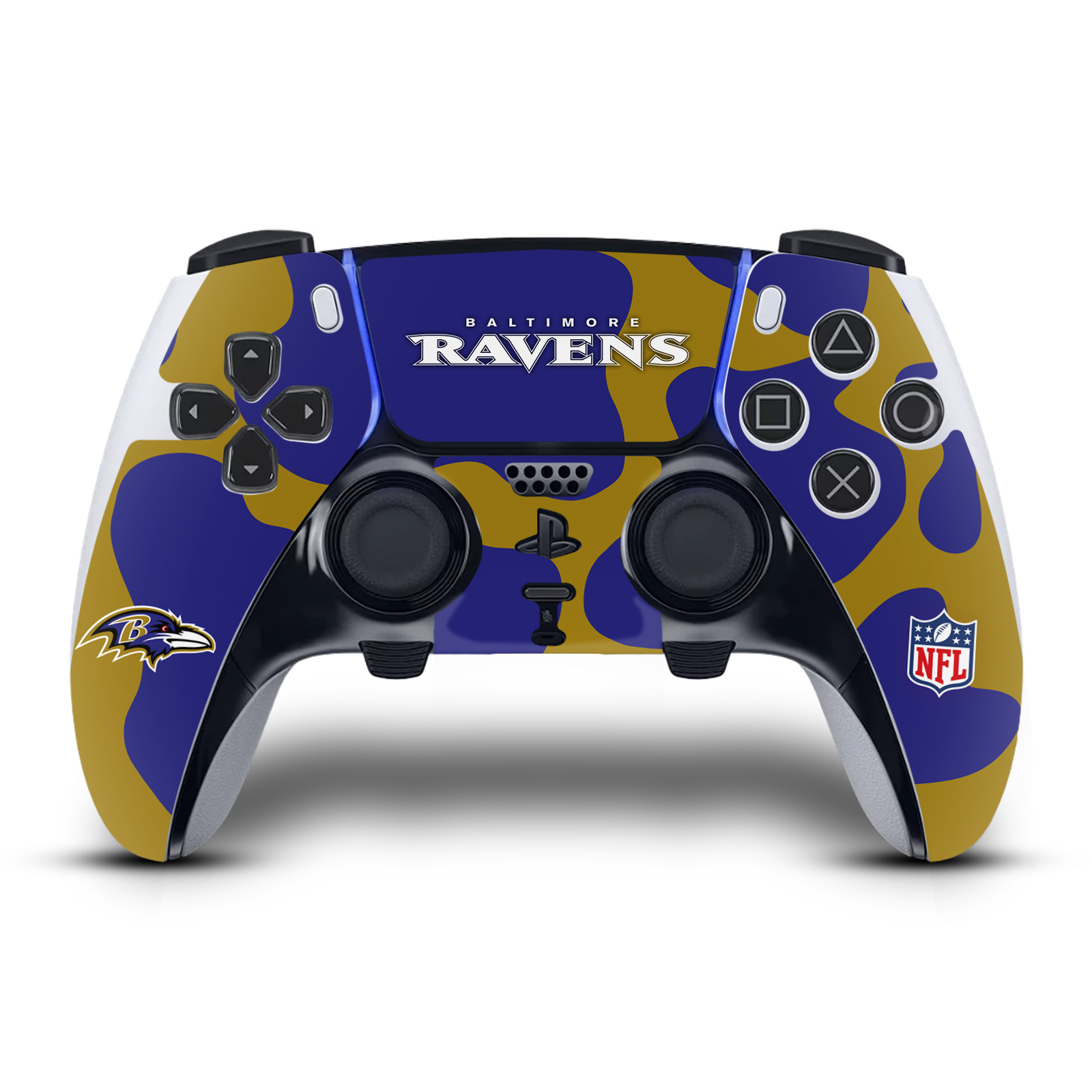 OFFICIAL NFL BALTIMORE RAVENS VINYL SKIN FOR SONY PS5 DUALSENSE EDGE CONTROLLER