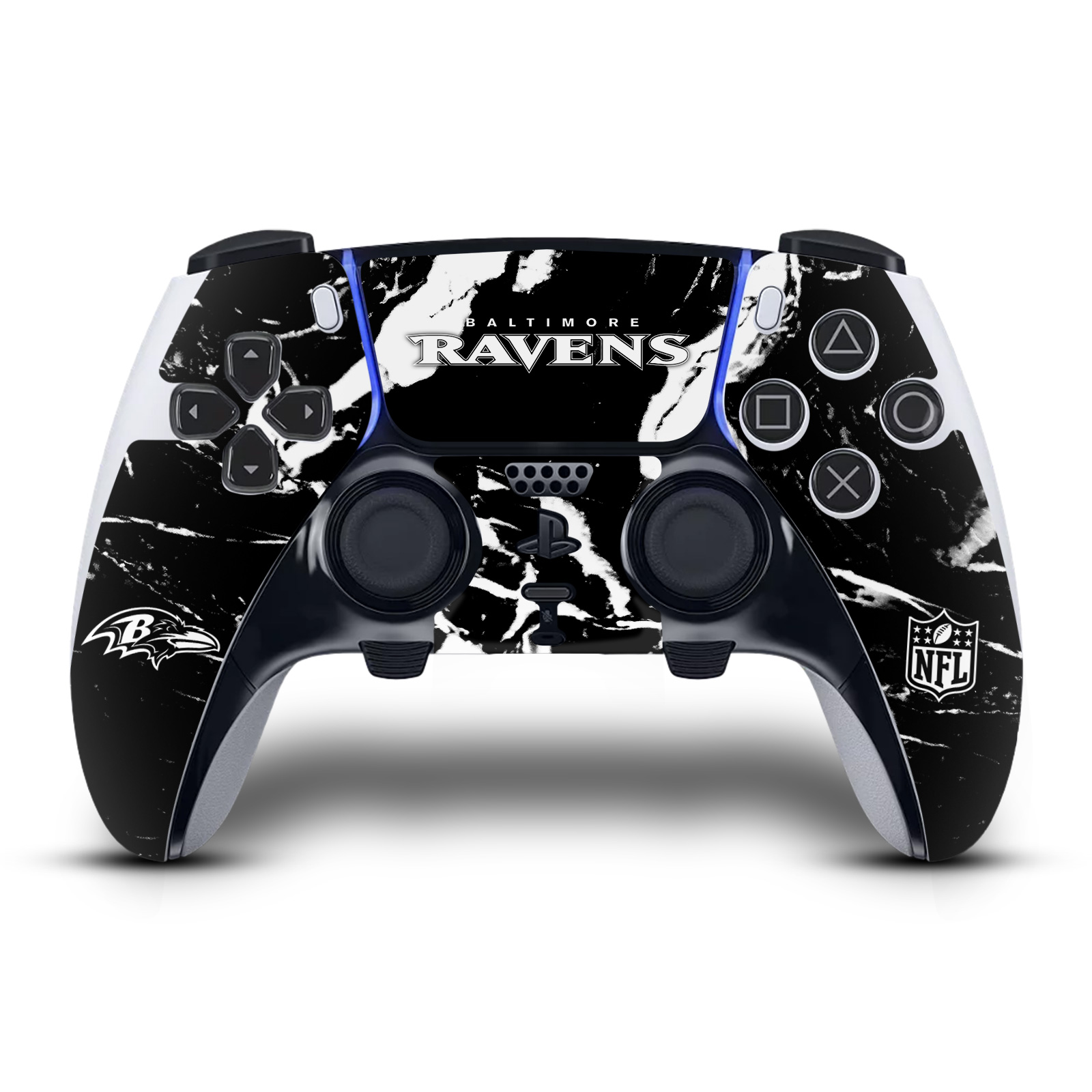 OFFICIAL NFL BALTIMORE RAVENS VINYL SKIN FOR SONY PS5 DUALSENSE EDGE CONTROLLER