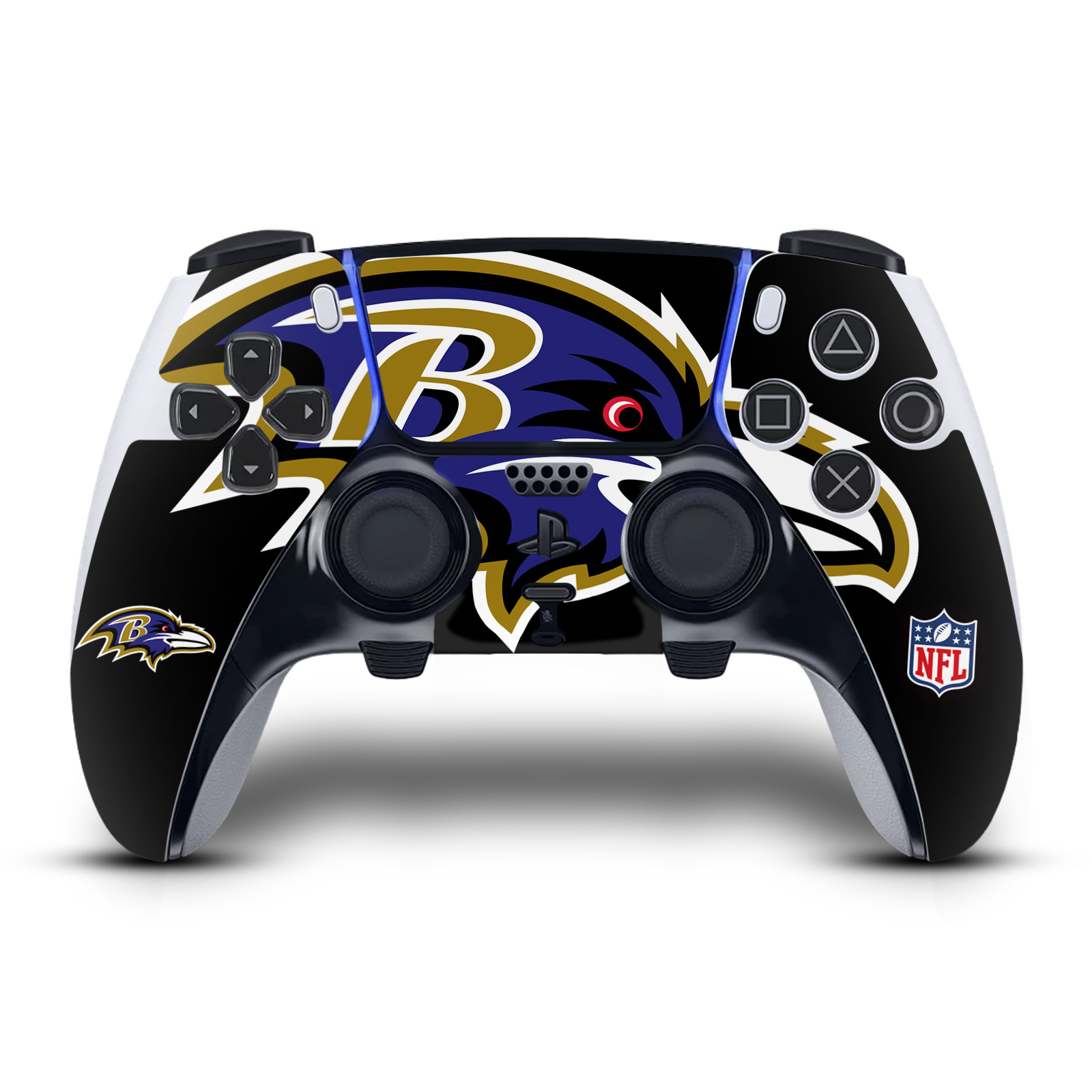 OFFICIAL NFL BALTIMORE RAVENS VINYL SKIN FOR SONY PS5 DUALSENSE EDGE CONTROLLER