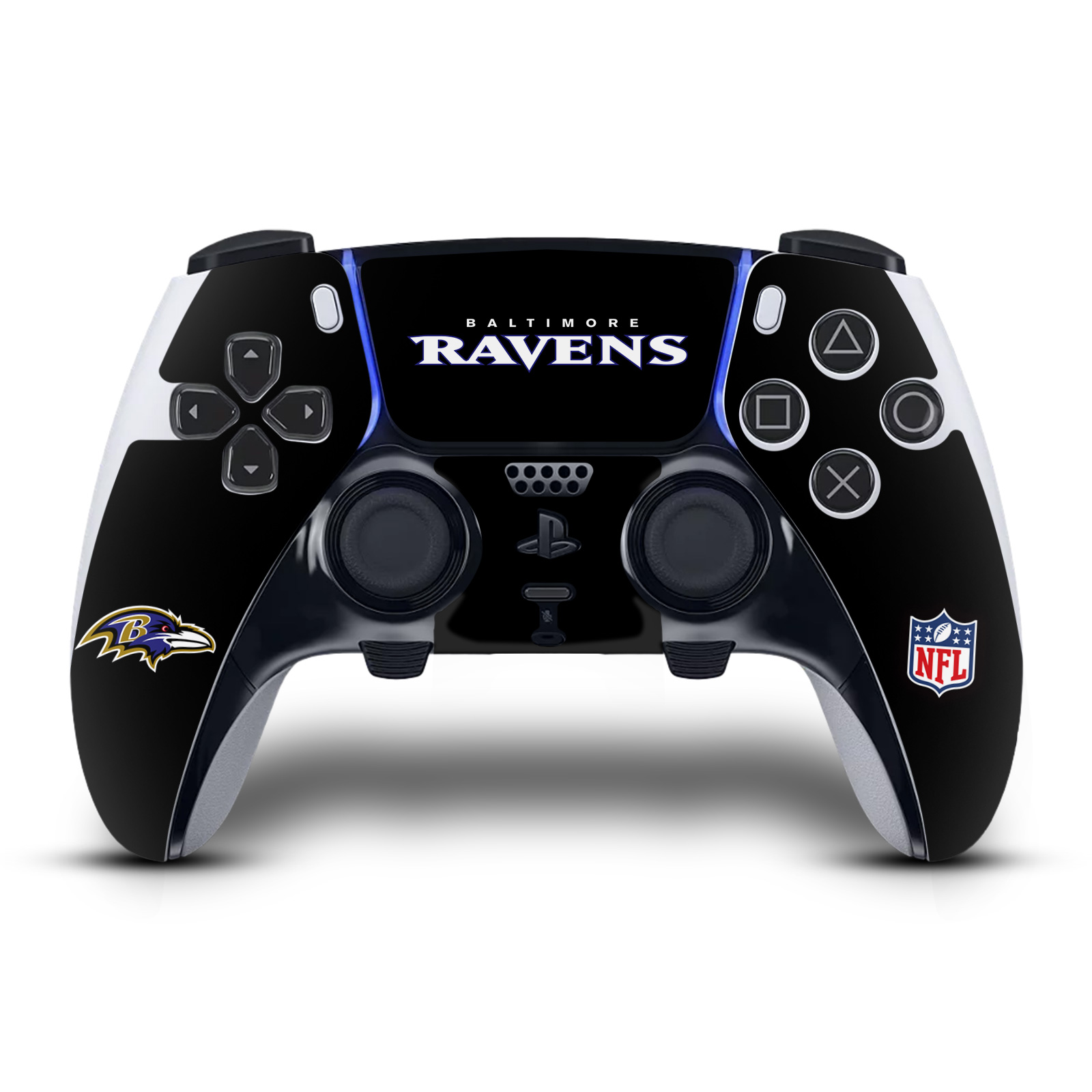 OFFICIAL NFL BALTIMORE RAVENS VINYL SKIN FOR SONY PS5 DUALSENSE EDGE CONTROLLER