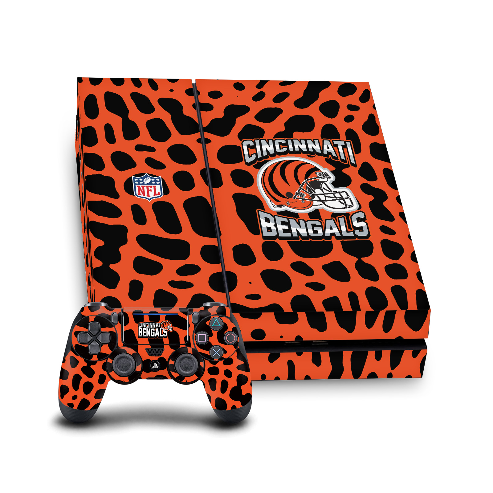 OFFICIAL NFL CINCINNATI BENGALS VINYL SKIN FOR SONY PS4 CONSOLE & CONTROLLER