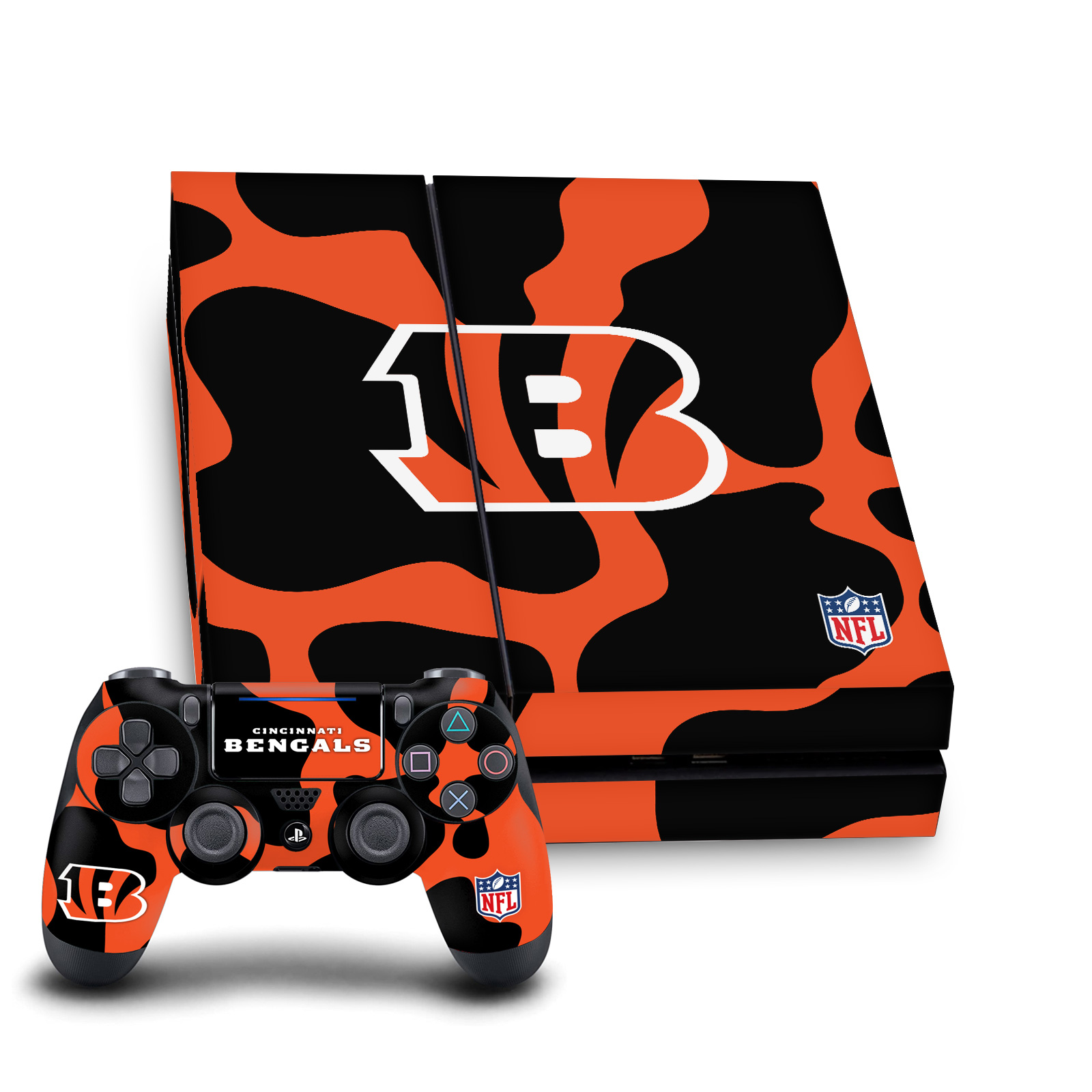 OFFICIAL NFL CINCINNATI BENGALS VINYL SKIN FOR SONY PS4 CONSOLE & CONTROLLER