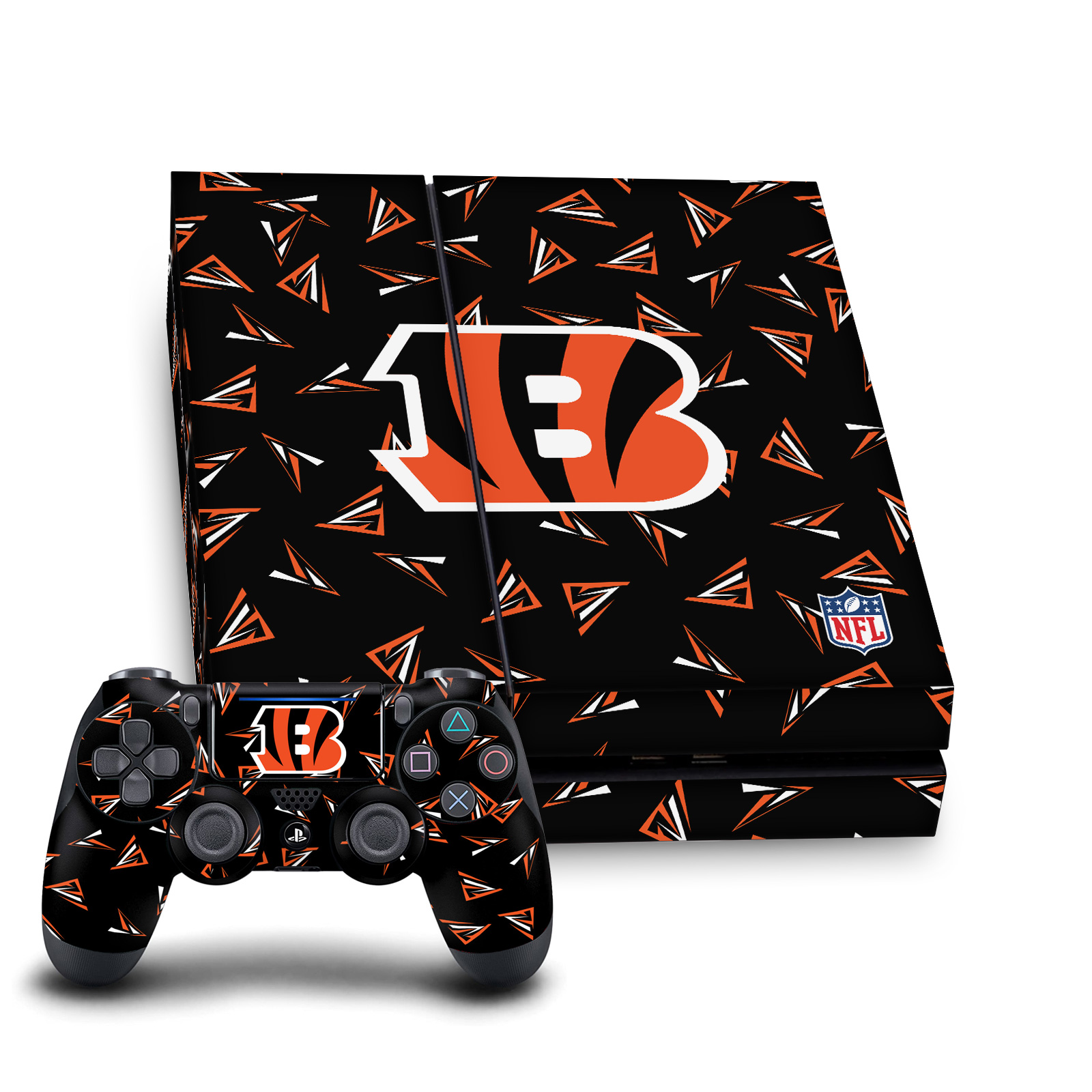 OFFICIAL NFL CINCINNATI BENGALS VINYL SKIN FOR SONY PS4 CONSOLE & CONTROLLER