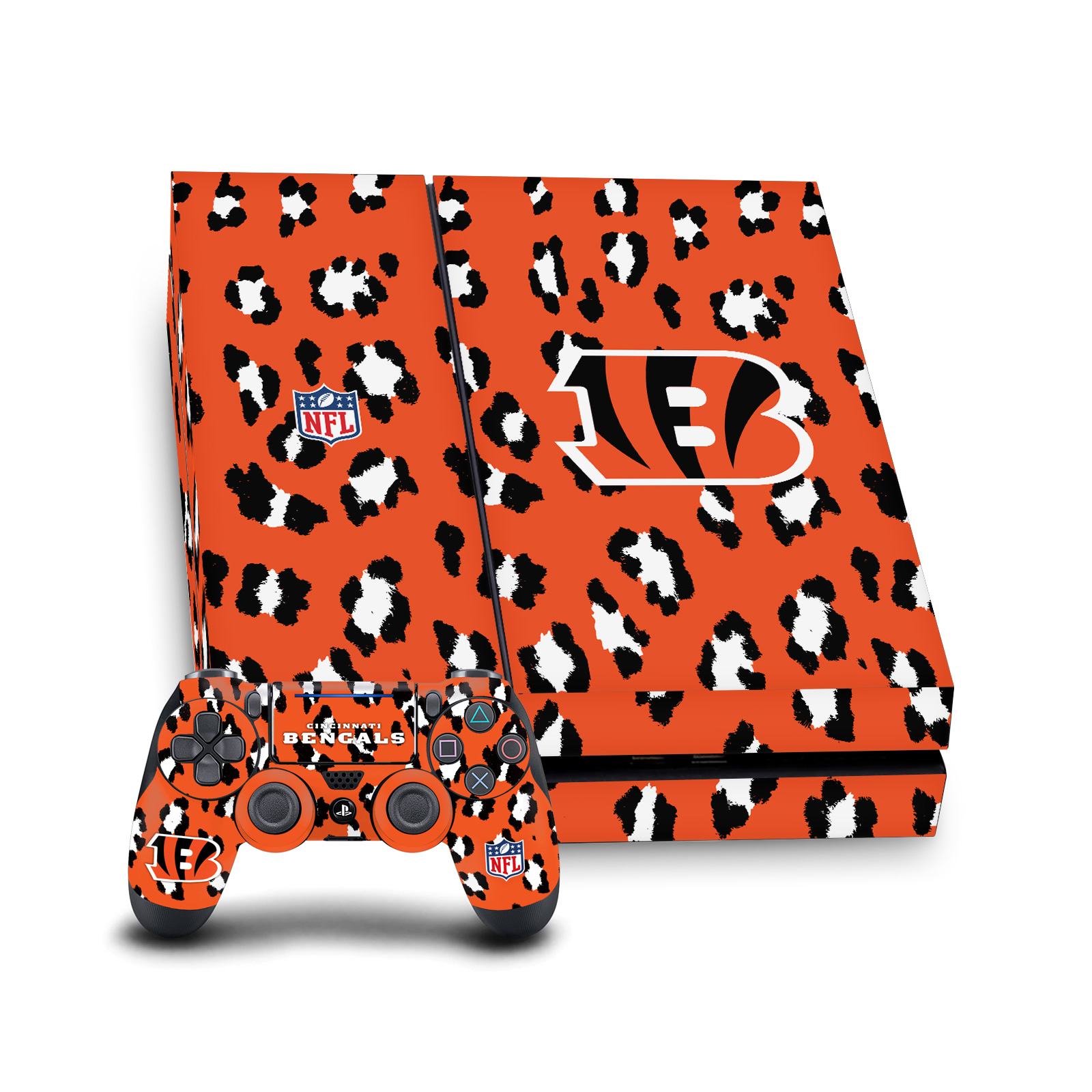 OFFICIAL NFL CINCINNATI BENGALS VINYL SKIN FOR SONY PS4 CONSOLE & CONTROLLER