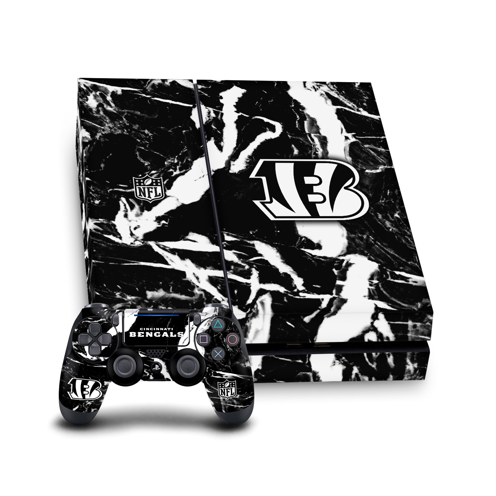 OFFICIAL NFL CINCINNATI BENGALS VINYL SKIN FOR SONY PS4 CONSOLE & CONTROLLER