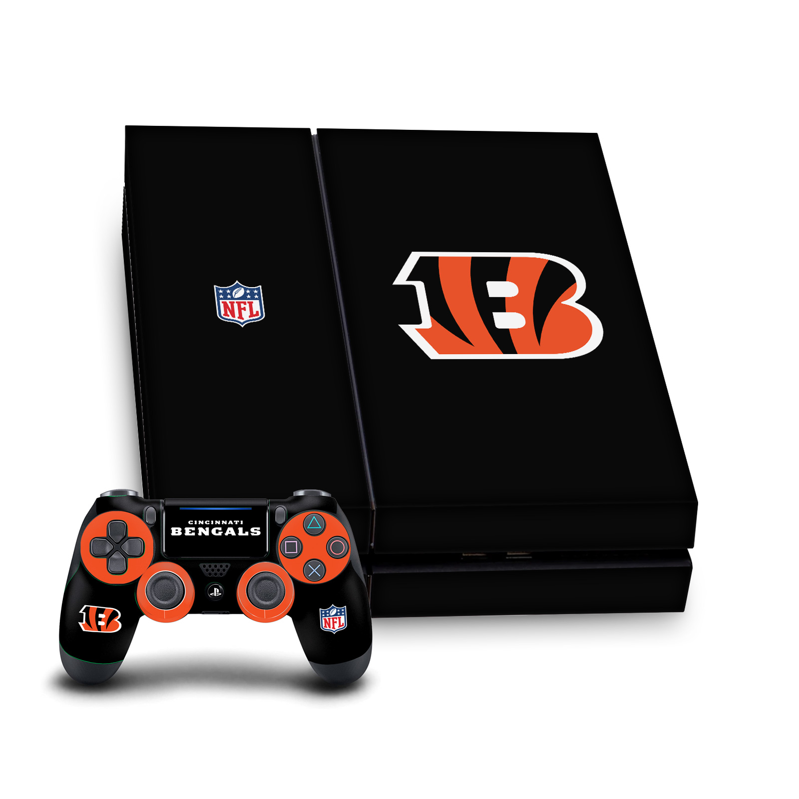 OFFICIAL NFL CINCINNATI BENGALS VINYL SKIN FOR SONY PS4 CONSOLE & CONTROLLER