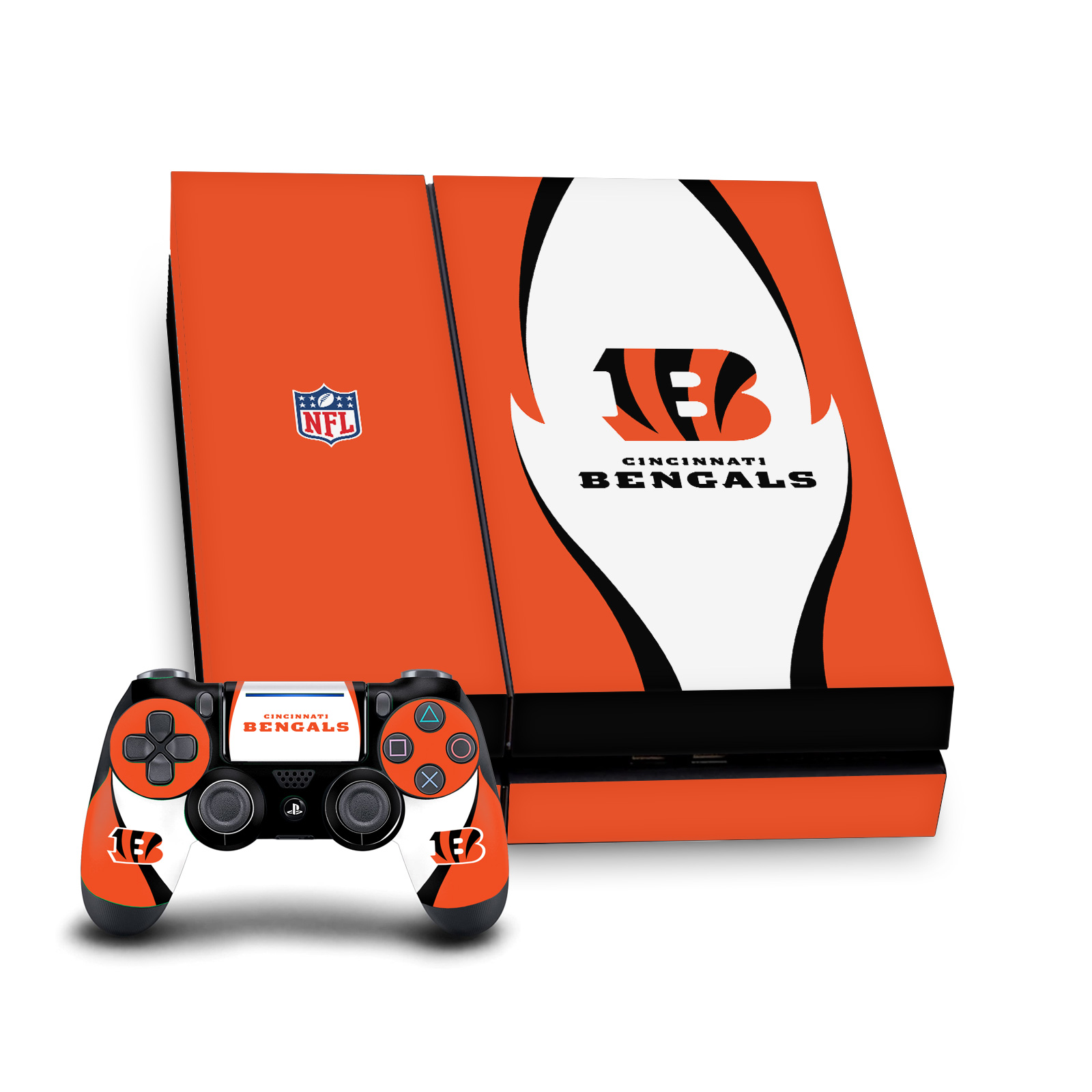 OFFICIAL NFL CINCINNATI BENGALS VINYL SKIN FOR SONY PS4 CONSOLE & CONTROLLER