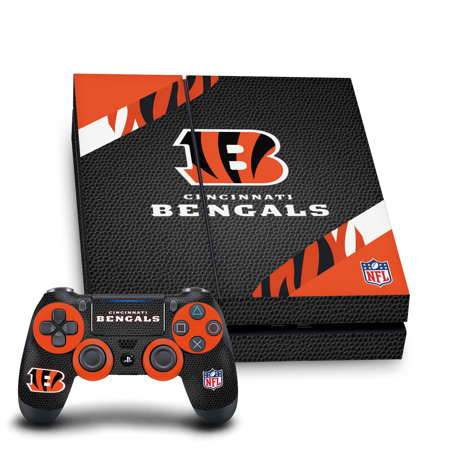 OFFICIAL NFL CINCINNATI BENGALS VINYL SKIN FOR SONY PS4 CONSOLE & CONTROLLER