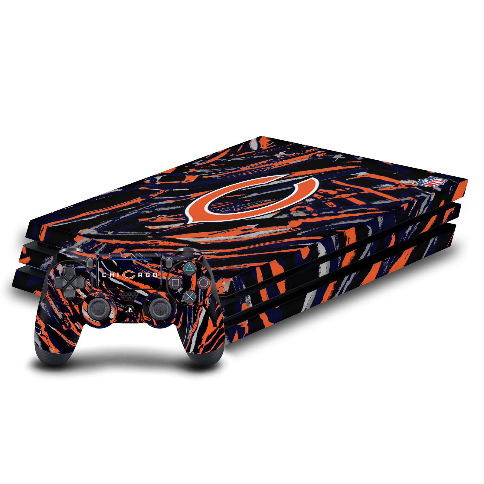 OFFIZIELLER NFL CHICAGO BEARS VINYL SKIN AUFKLEBER FÜR PS4 PRO KONSOLE & DUALSHOCK 4 - Bild 10 von 23