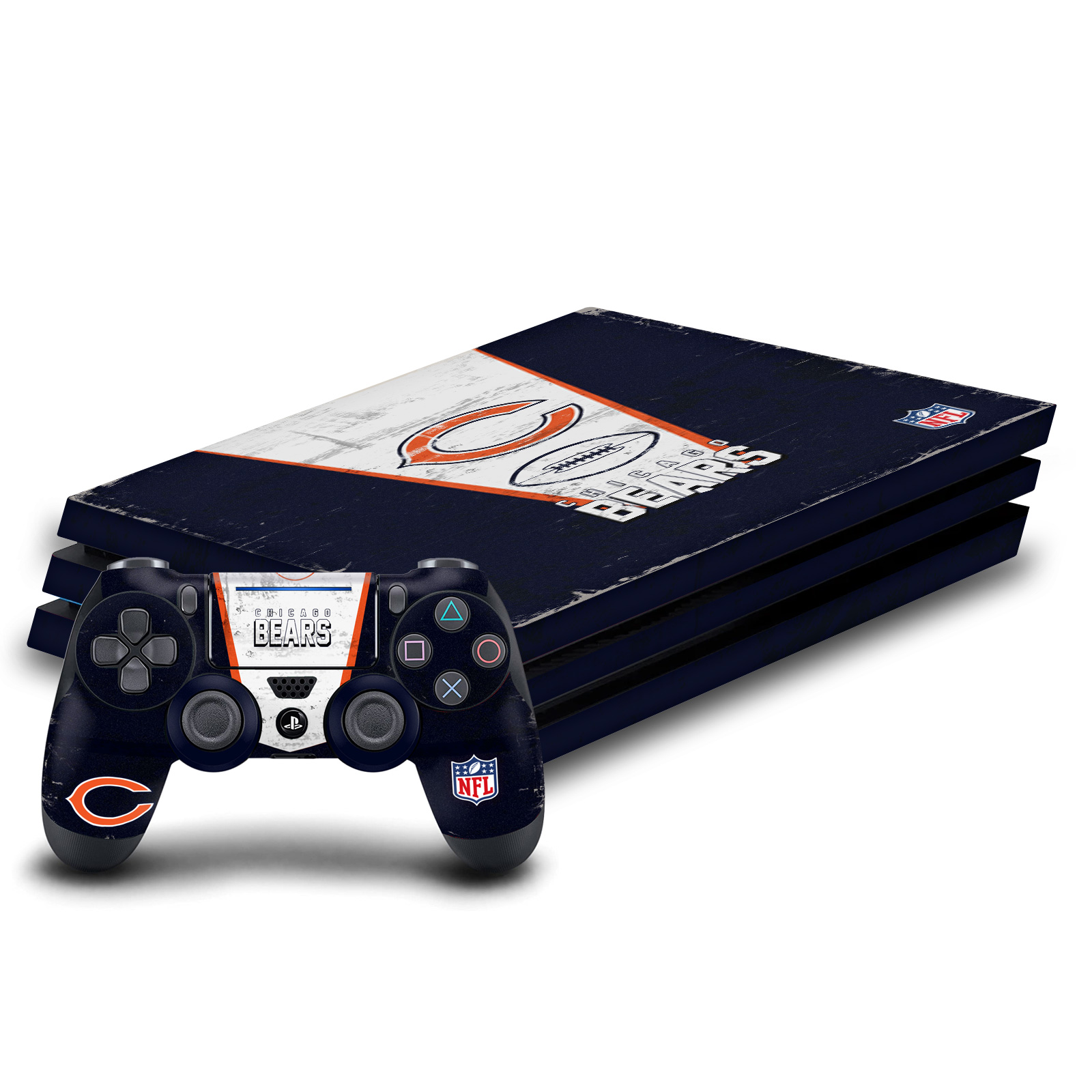 OFFIZIELLER NFL CHICAGO BEARS VINYL SKIN AUFKLEBER FÜR PS4 PRO KONSOLE & DUALSHOCK 4 - Bild 12 von 23