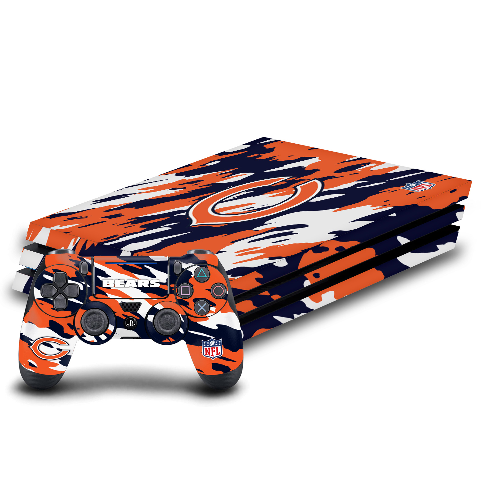 OFFIZIELLER NFL CHICAGO BEARS VINYL SKIN AUFKLEBER FÜR PS4 PRO KONSOLE & DUALSHOCK 4 - Bild 13 von 23