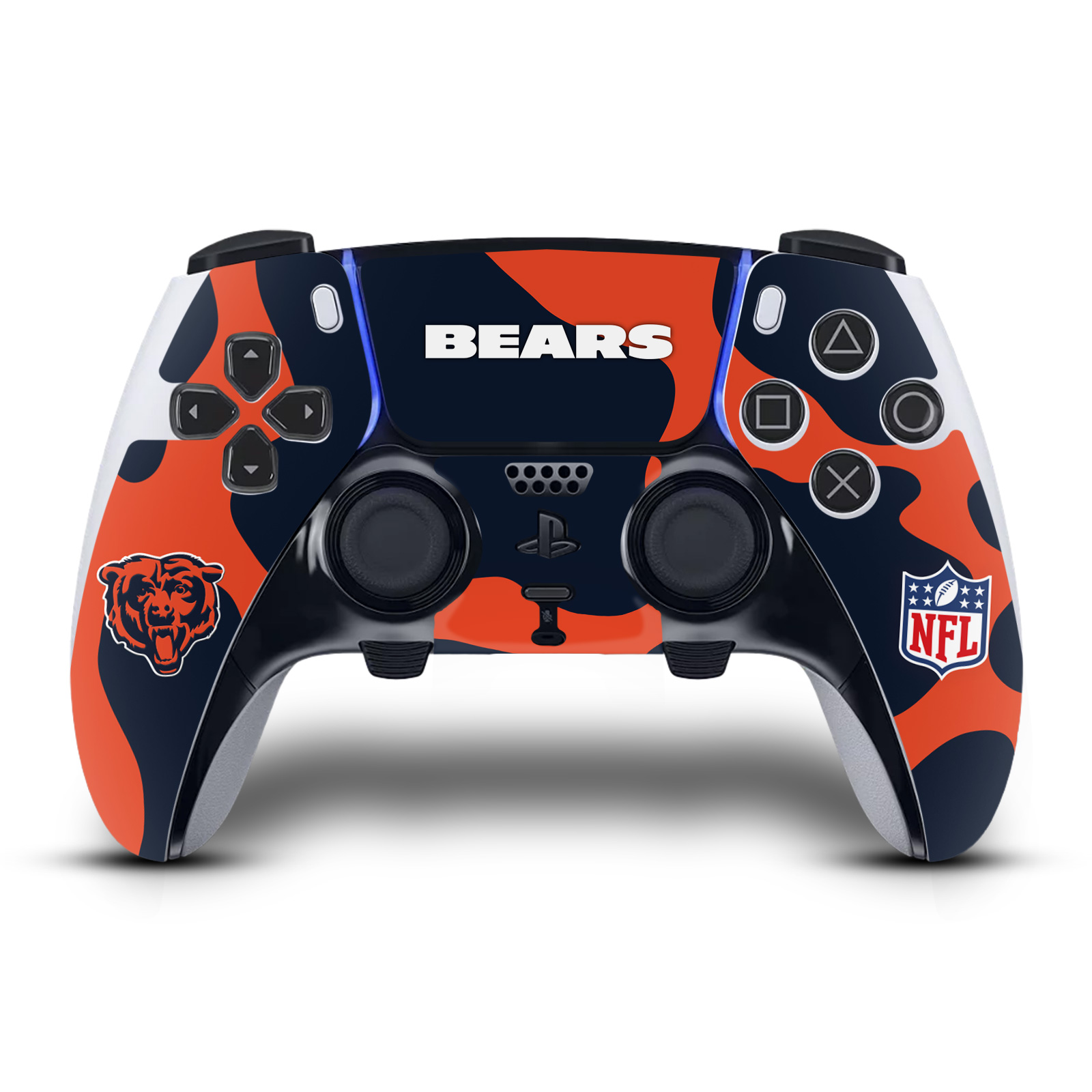 OFFICIAL NFL CHICAGO BEARS VINYL SKIN FOR SONY PS5 DUALSENSE EDGE CONTROLLER