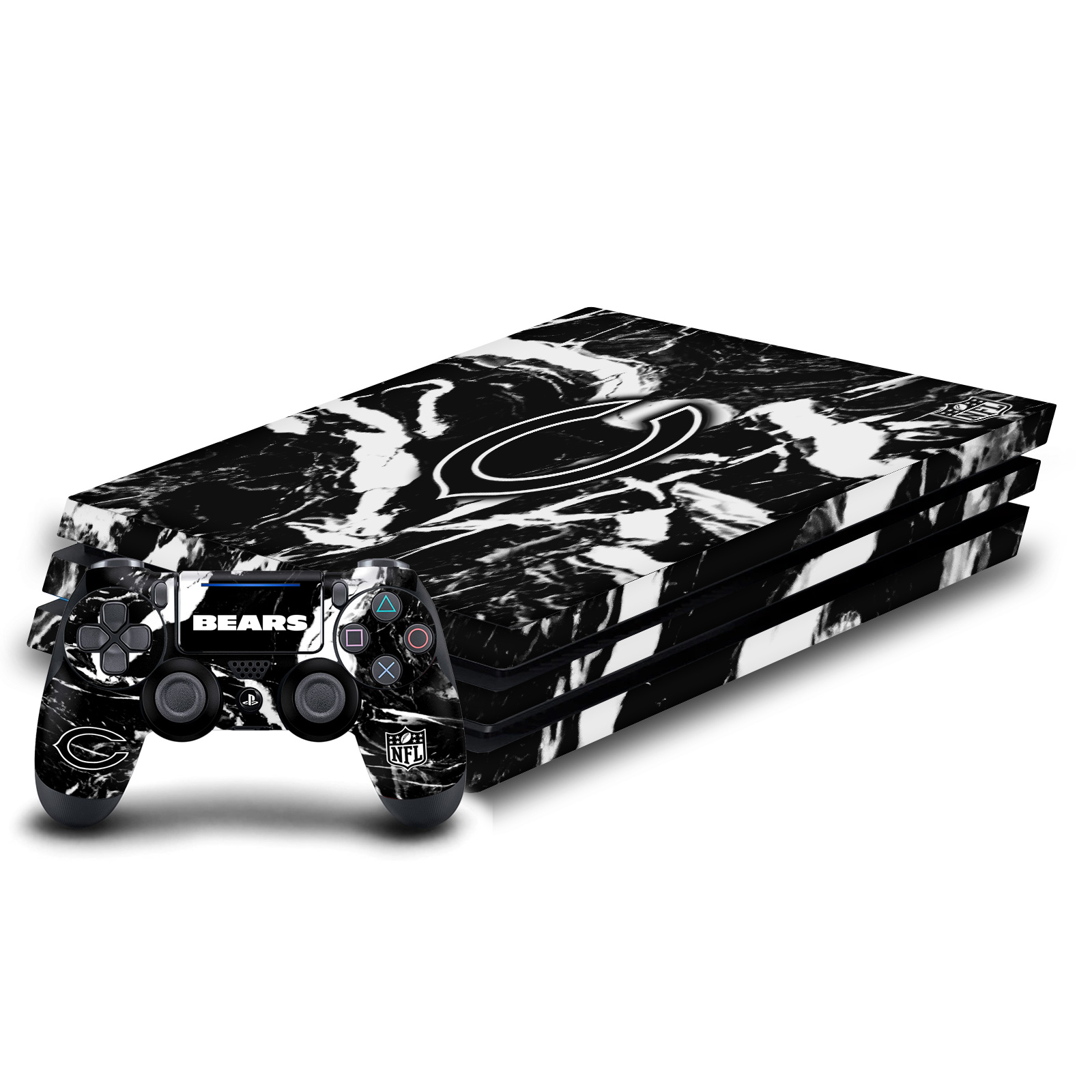 OFFIZIELLER NFL CHICAGO BEARS VINYL SKIN AUFKLEBER FÜR PS4 PRO KONSOLE & DUALSHOCK 4 - Bild 19 von 23