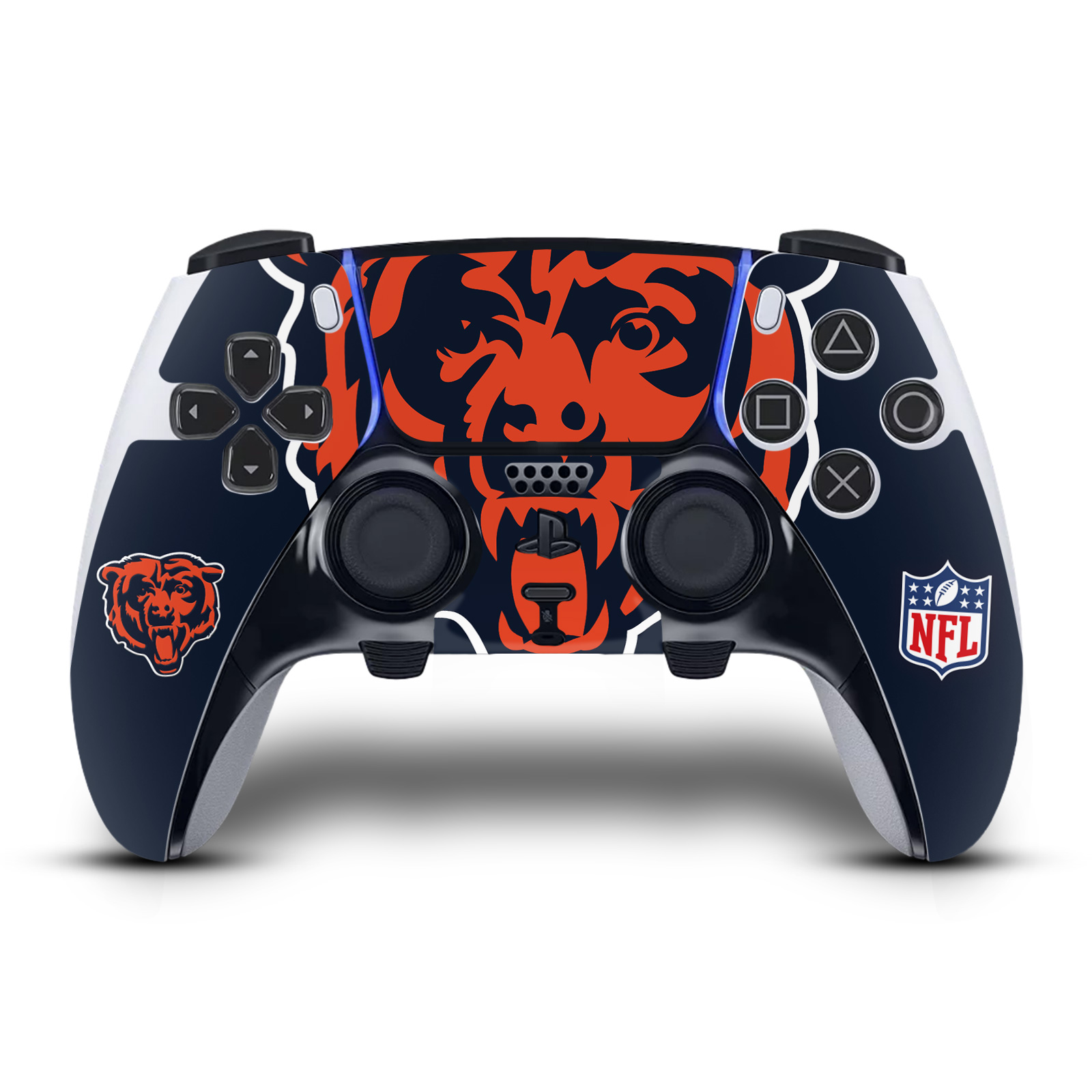 OFFICIAL NFL CHICAGO BEARS VINYL SKIN FOR SONY PS5 DUALSENSE EDGE CONTROLLER